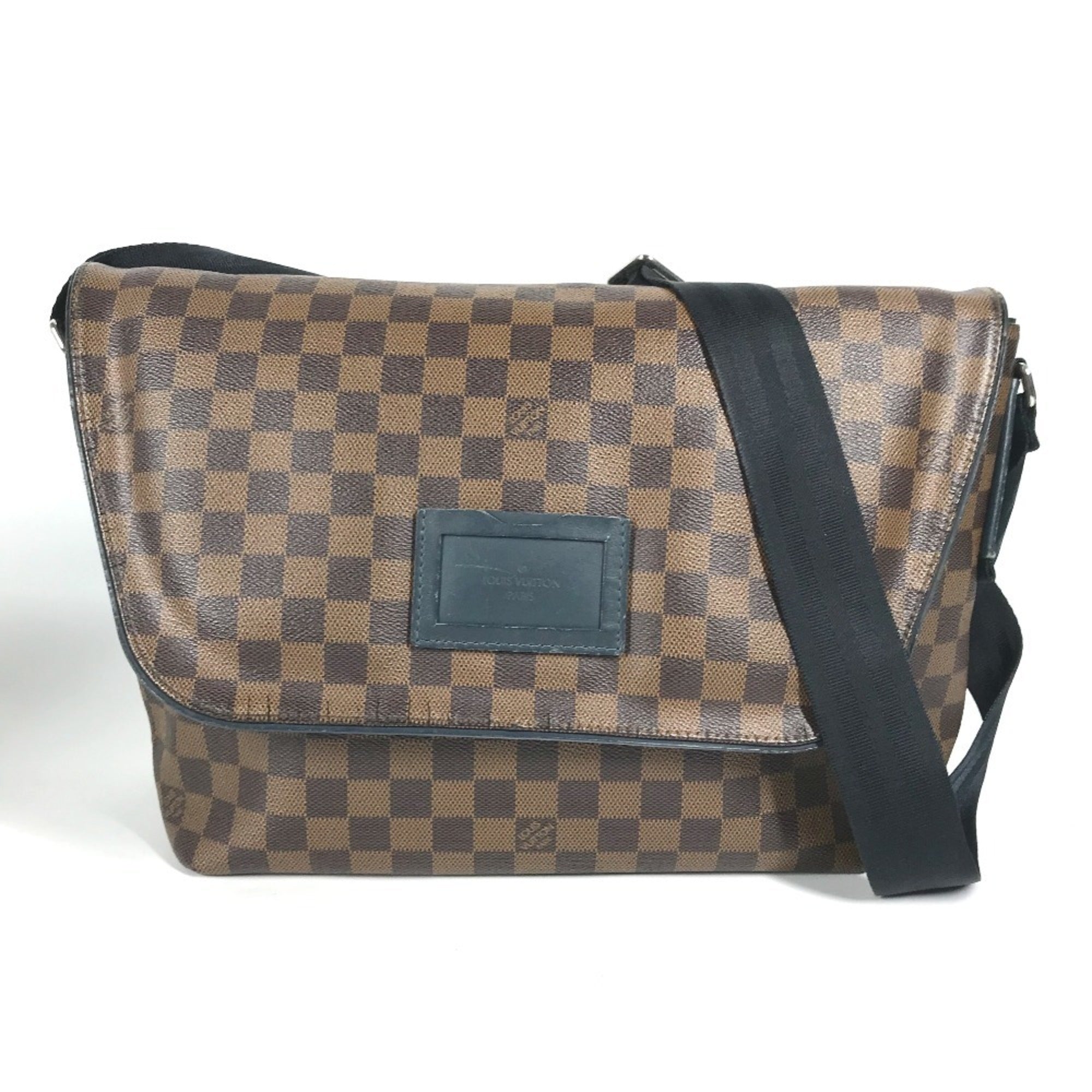 Louis Vuitton Brown Damier Canvas Messenger Bag Shoulder Bag (Pre-Owned)