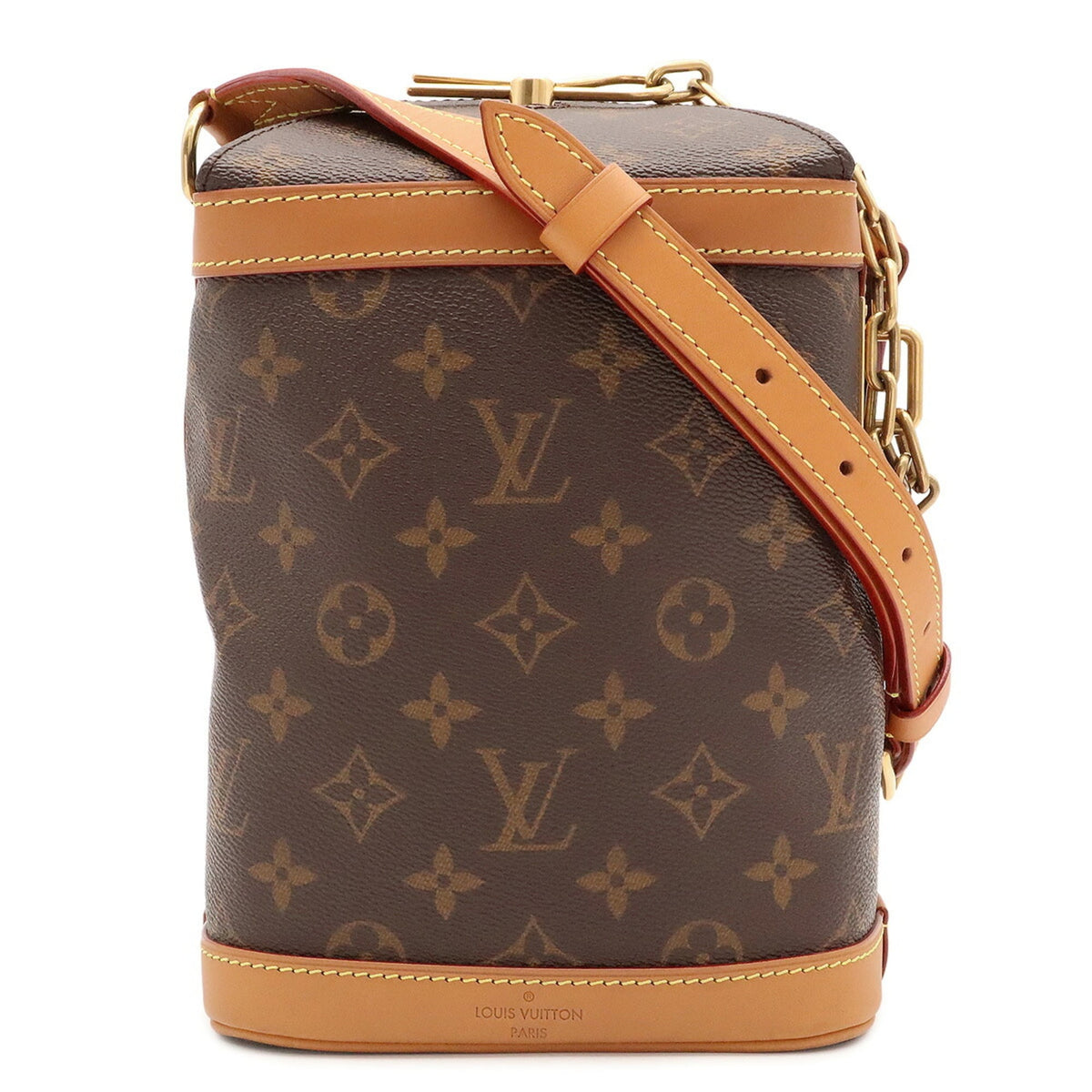 Louis Vuitton Brown Monogram Canvas Shoulder Bag (Pre-Owned)