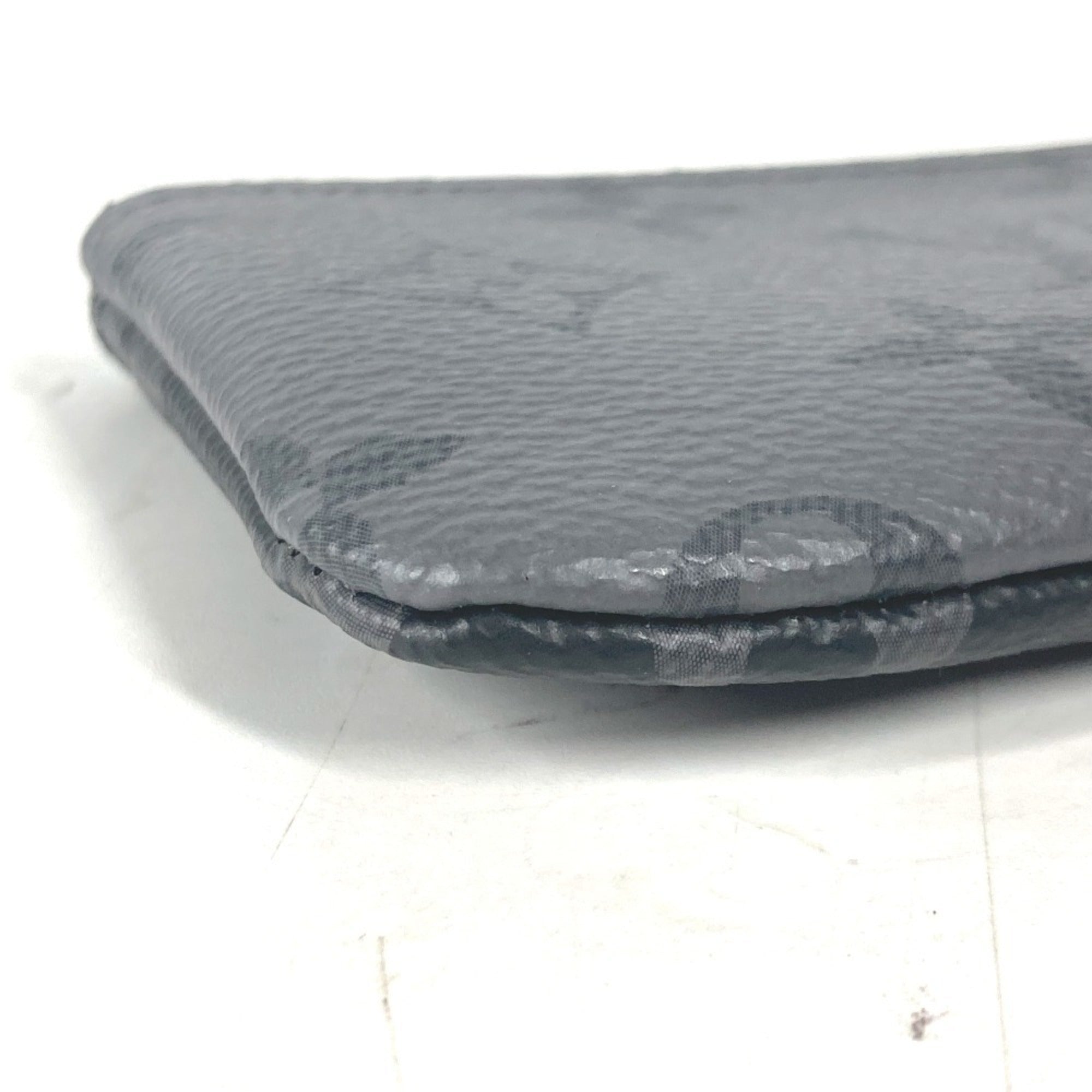 Louis Vuitton Black Monogram Eclipse Coin Purse/Coin Case (Pre-Owned)