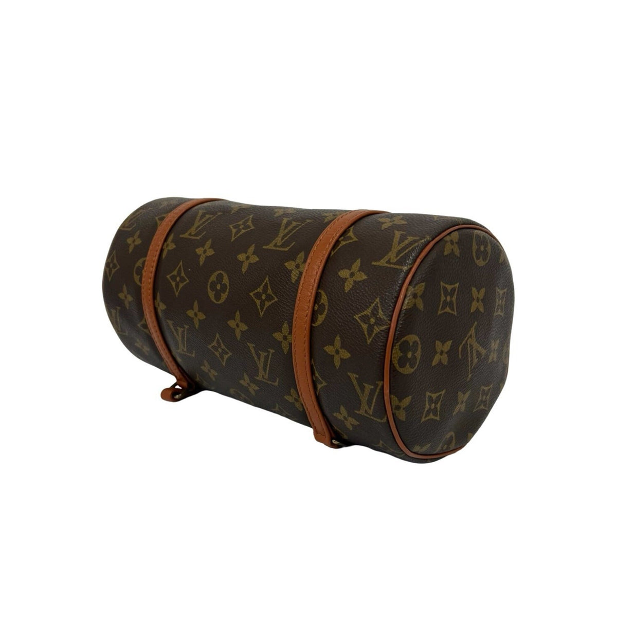 Louis Vuitton Brown Leather Pvc Boston Bag Handbag (Pre-Owned)