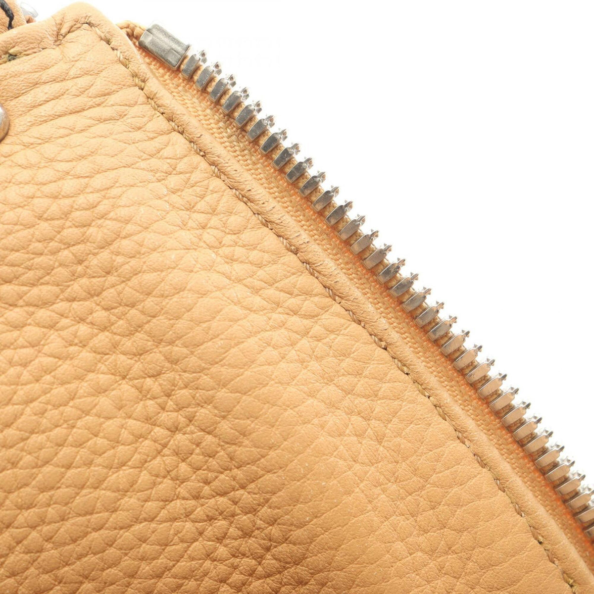 Chanel Beige Grained Calfskin Handbag (Pre-Owned)