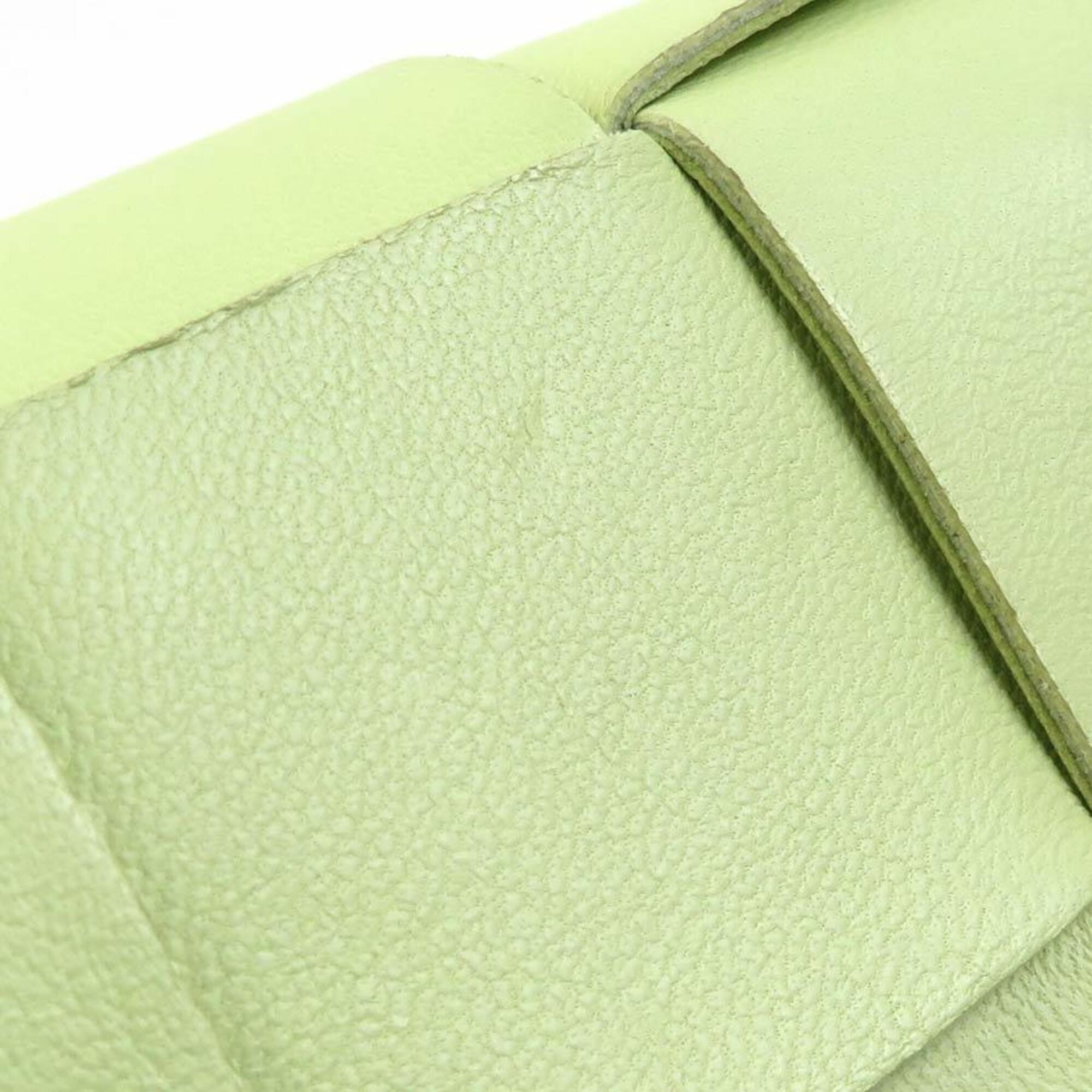 Bottega Veneta Yellow Leather Shoulder Bag (Pre-Owned)