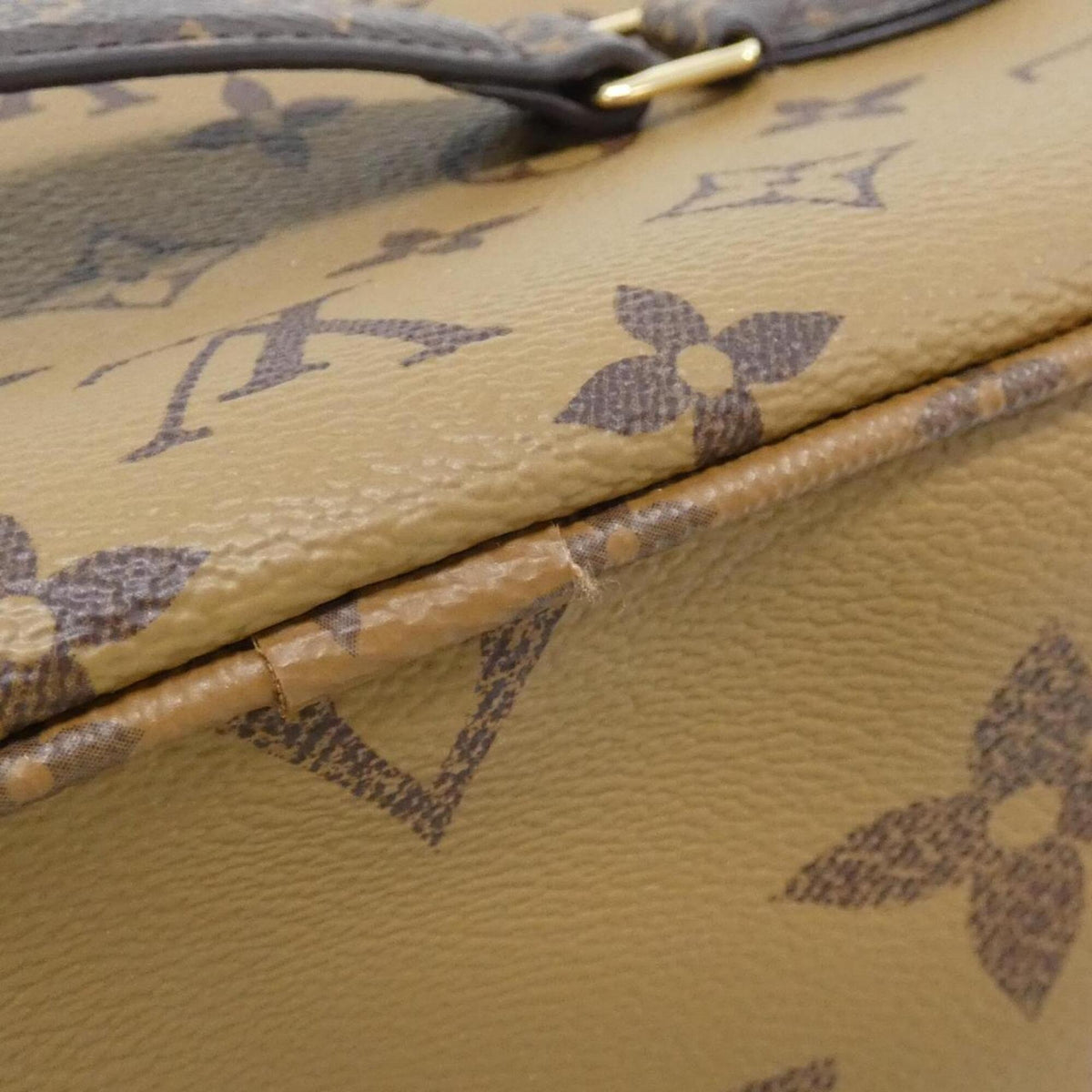 Louis Vuitton Marron Coated Canvas Handbag (Pre-Owned)