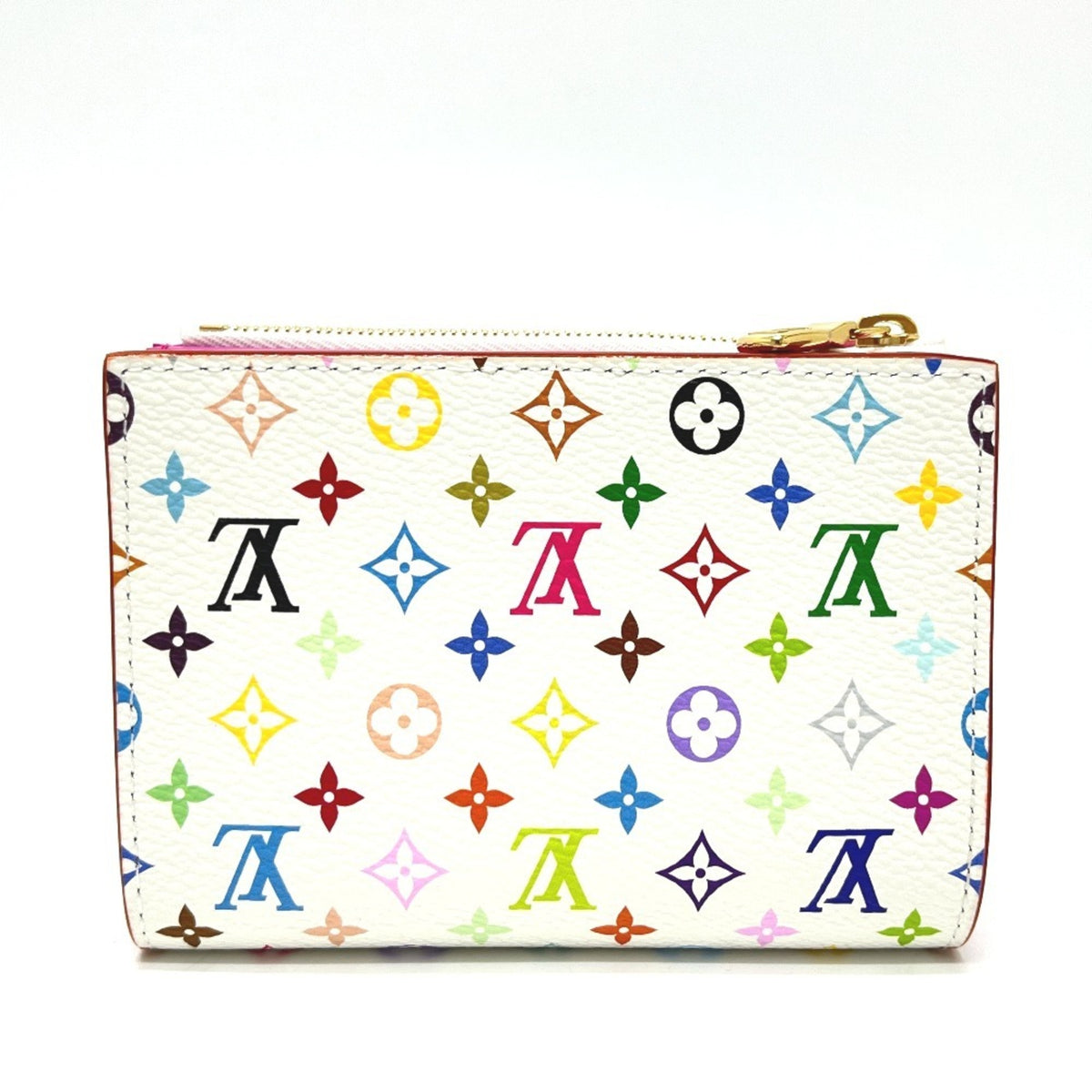Louis Vuitton Blanc Monogram Monogram Multicolore Wallet (Bi-Fold) (Pre-Owned)