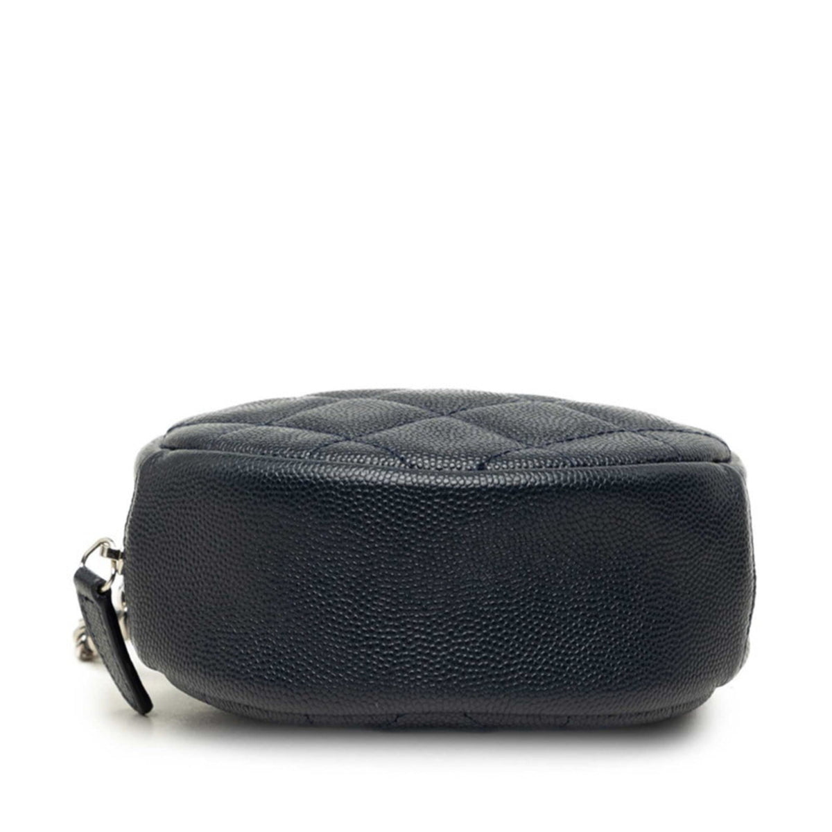 Chanel Matelasse Dark Navy Grained Calfskin Shoulder Bag (Pre-Owned)