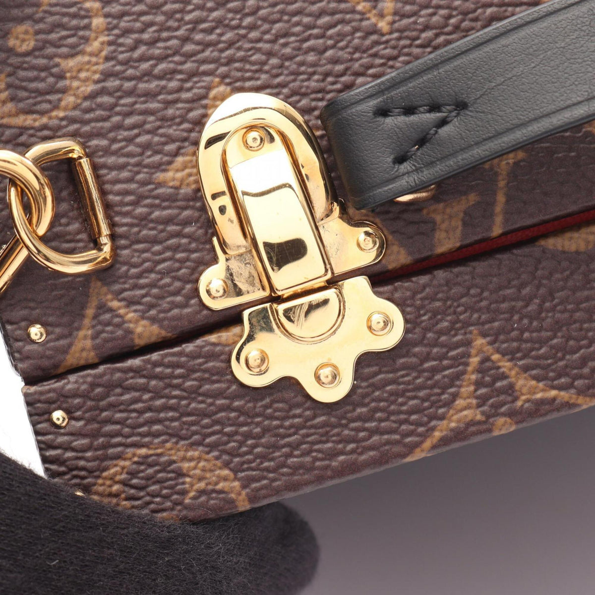 Louis Vuitton Monogram Brown Multi-Color Coated Canvas Leather Handbag (Pre-Owned)
