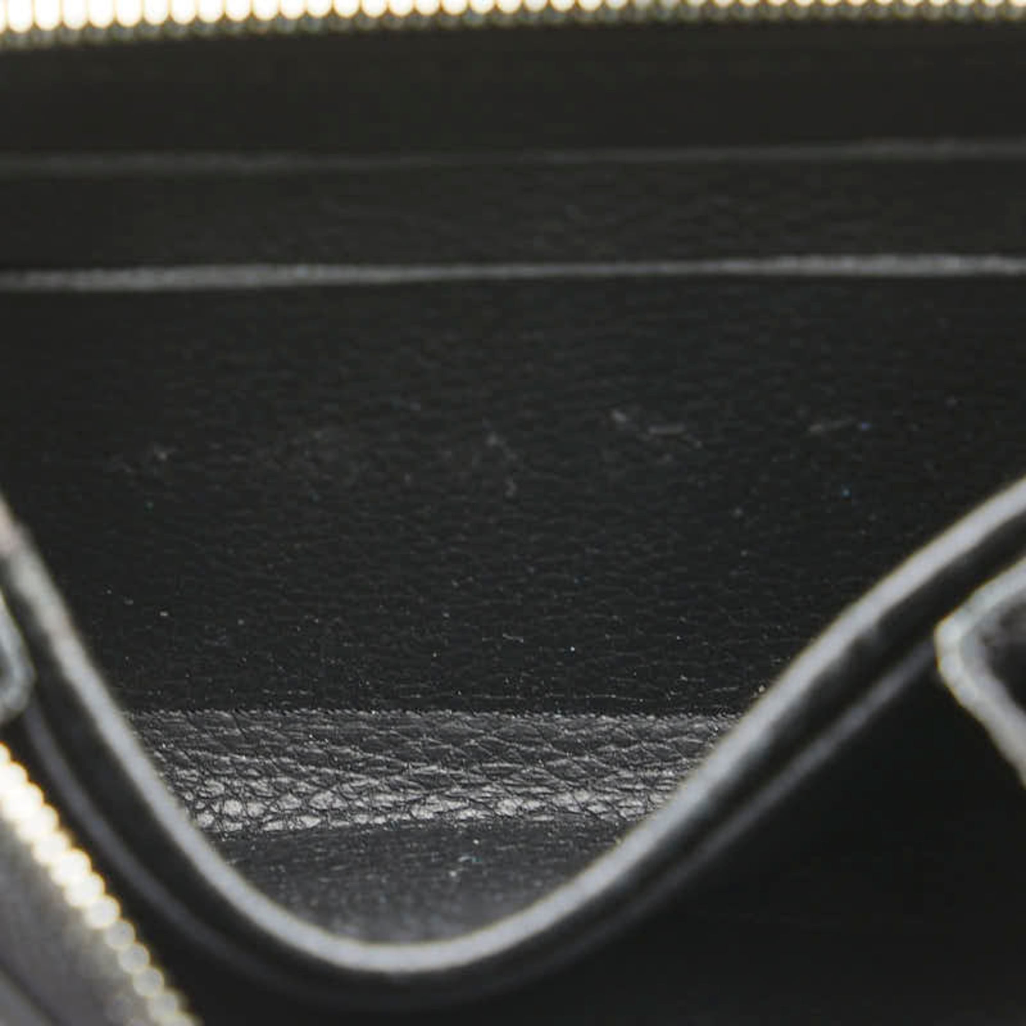 Louis Vuitton Black Noir Leather Coin Purse/Coin Case (Pre-Owned)