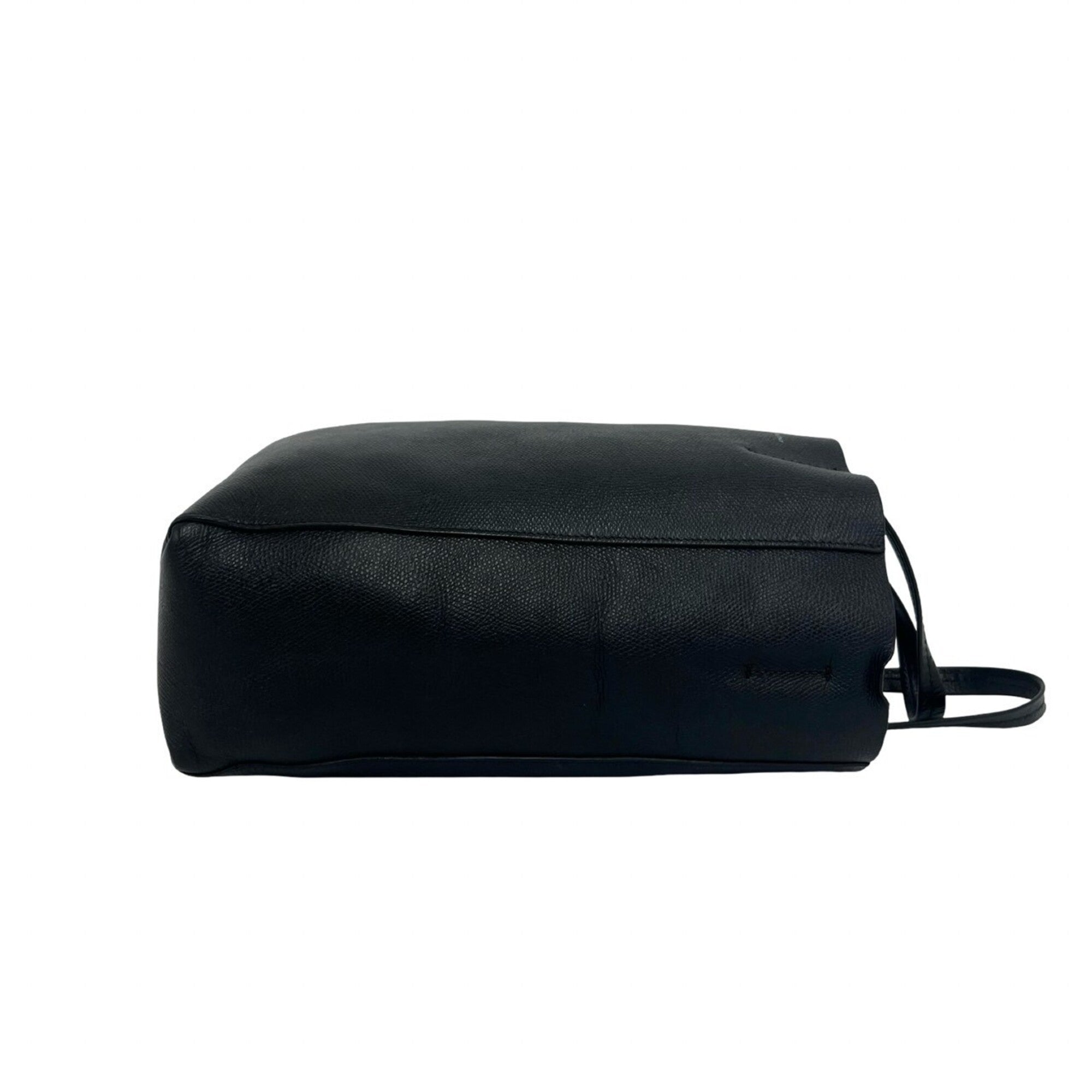 Celine Black Leather Handbag Shoulder Bag Tote Bag (Pre-Owned)