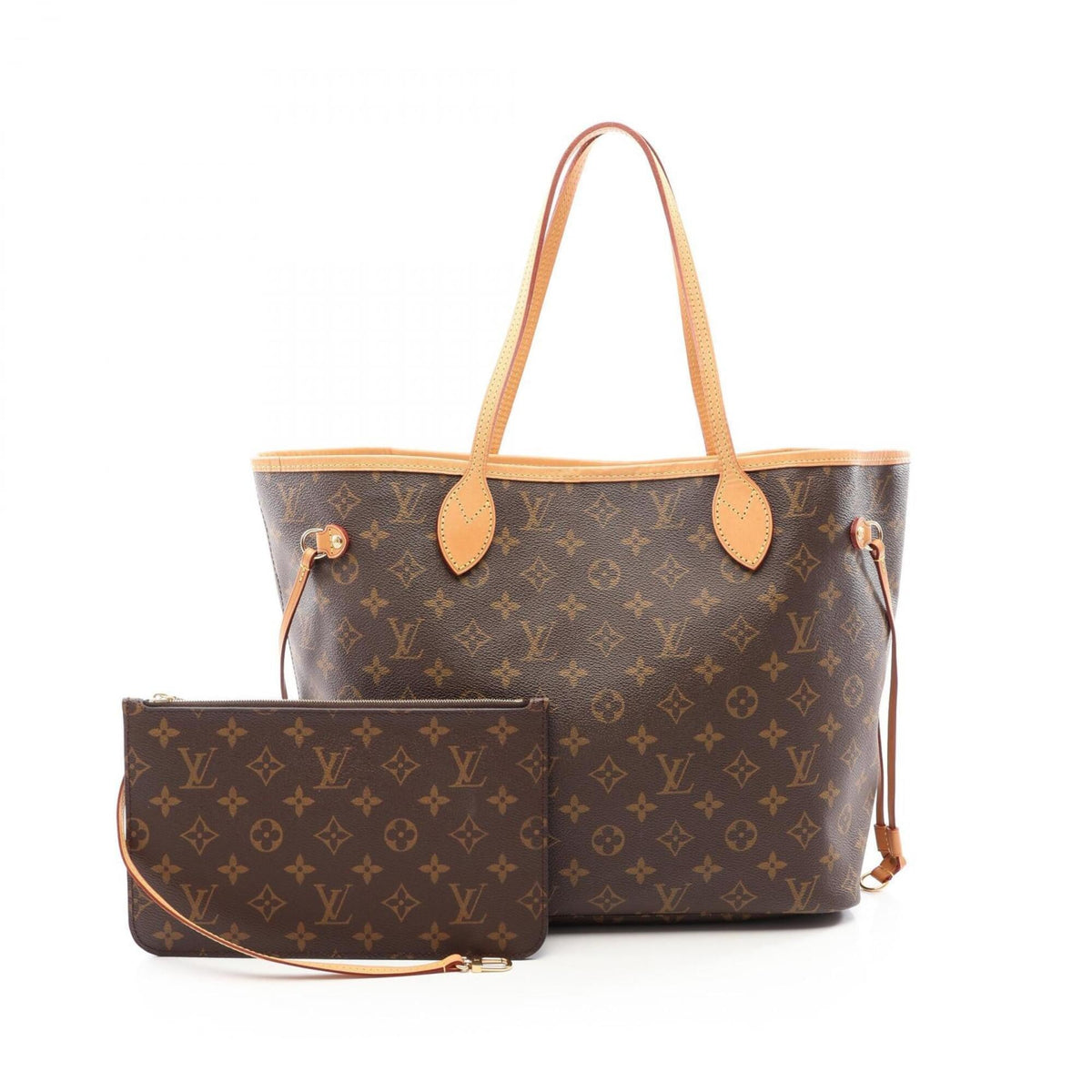 Louis Vuitton Brown Coated Canvas Pvc Monogram Leather Handbag Tote Bag (Pre-Owned)