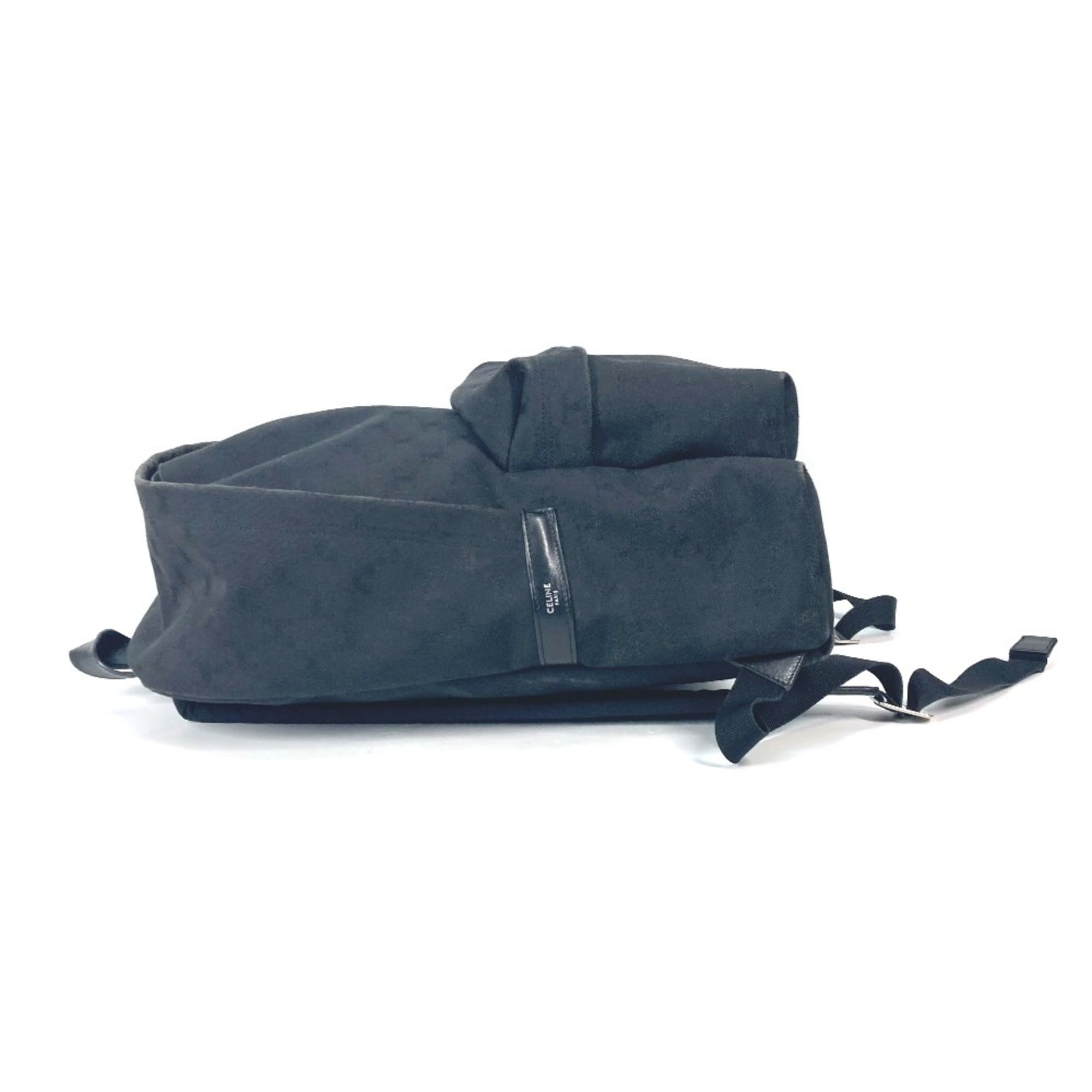 Celine Black Canvas Leather Backpack (Pre-Owned)