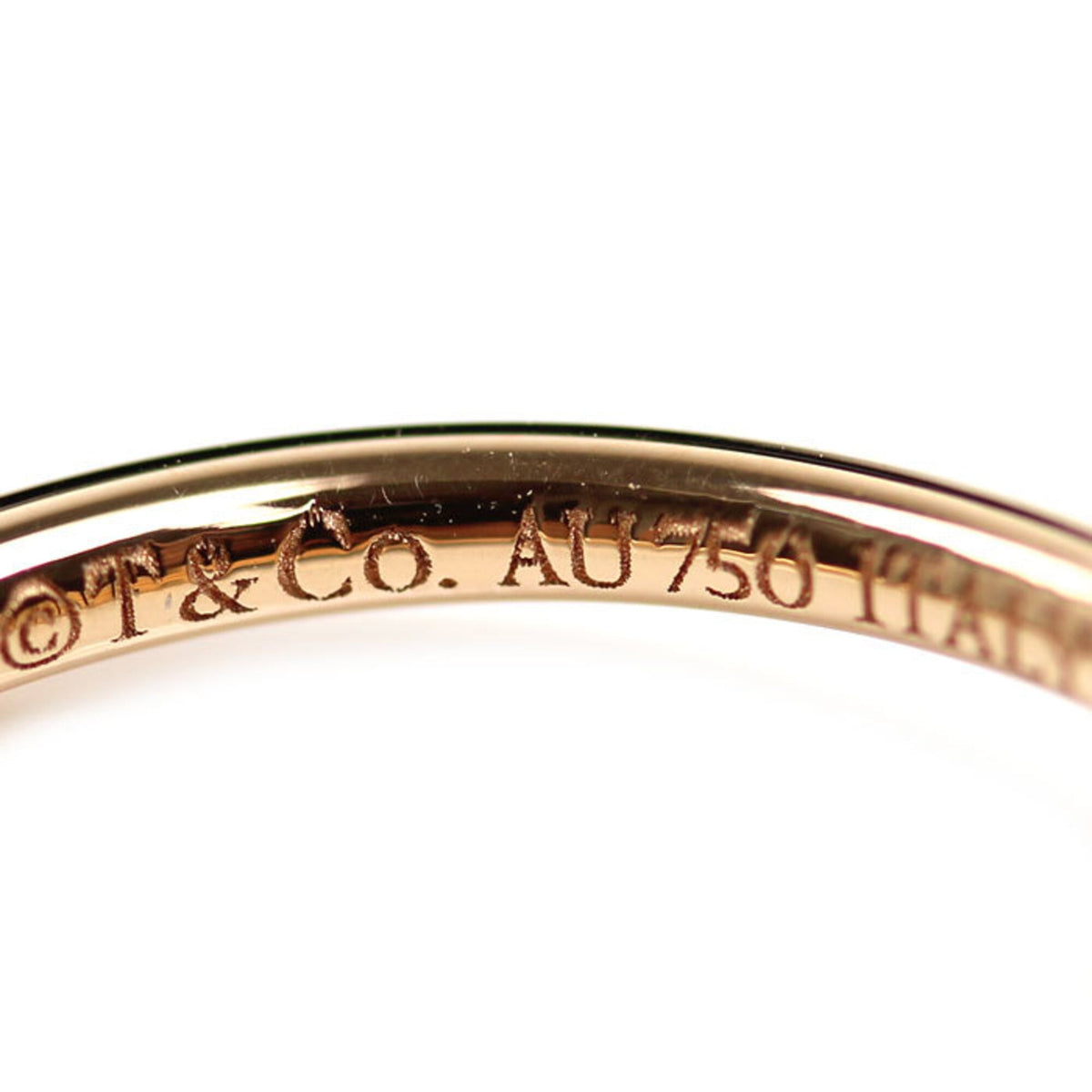 Tiffany Pink Gold (18K) Band Ring (Pre-Owned)