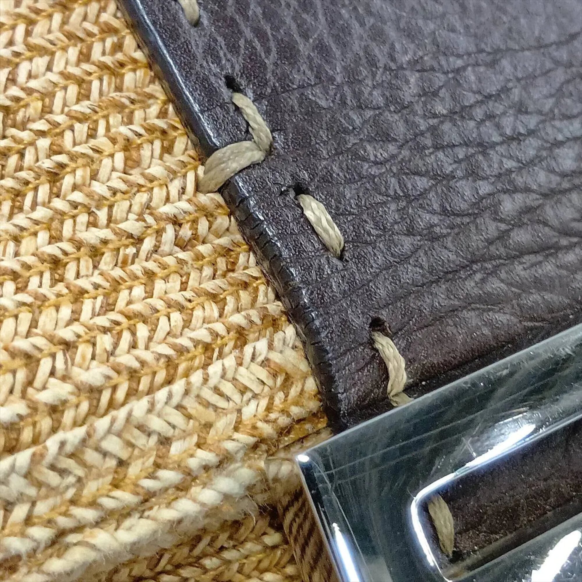 Fendi Light Brown Leather Shoulder Bag Tote Bag (Pre-Owned)
