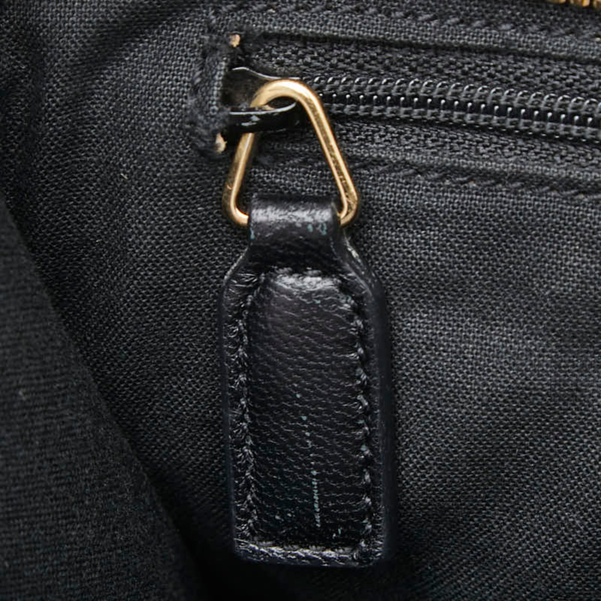 Saint Laurent Black Leather Handbag Shoulder Bag (Pre-Owned)