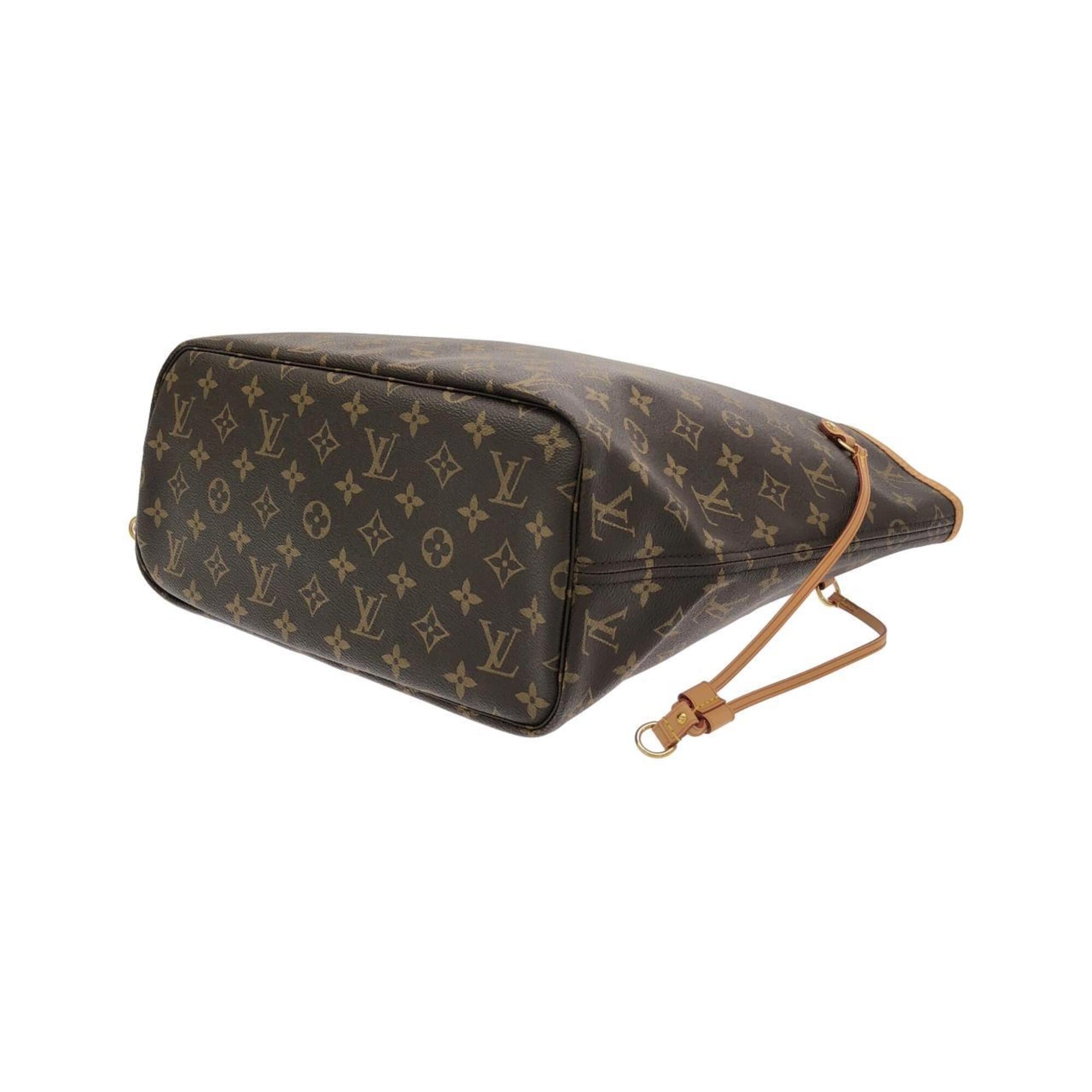 Louis Vuitton Marron Monogram Coated Canvas Handbag Pouch (Pre-Owned)