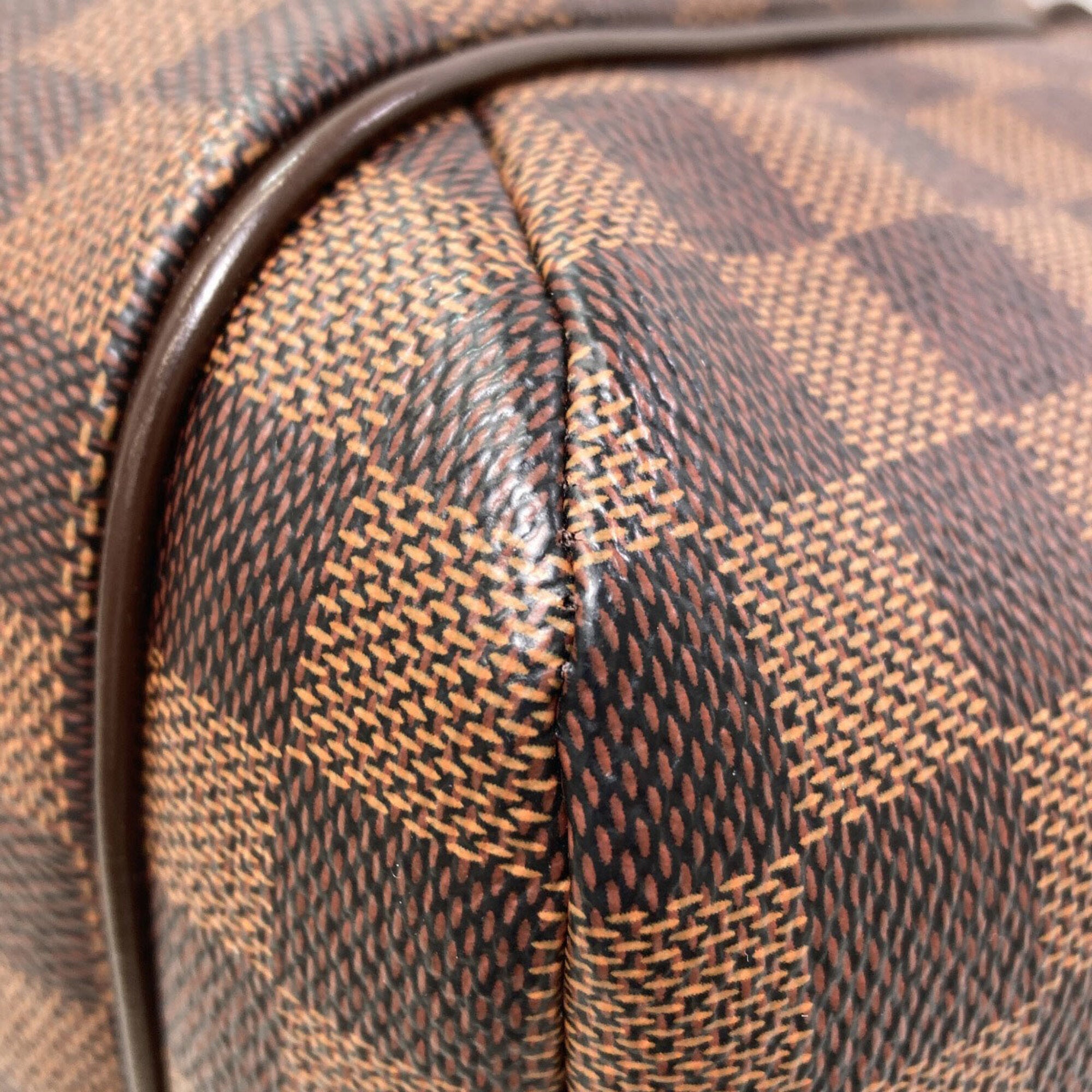 Louis Vuitton Damier Canvas Ebene Damier Canvas Tote Bag (Pre-Owned)