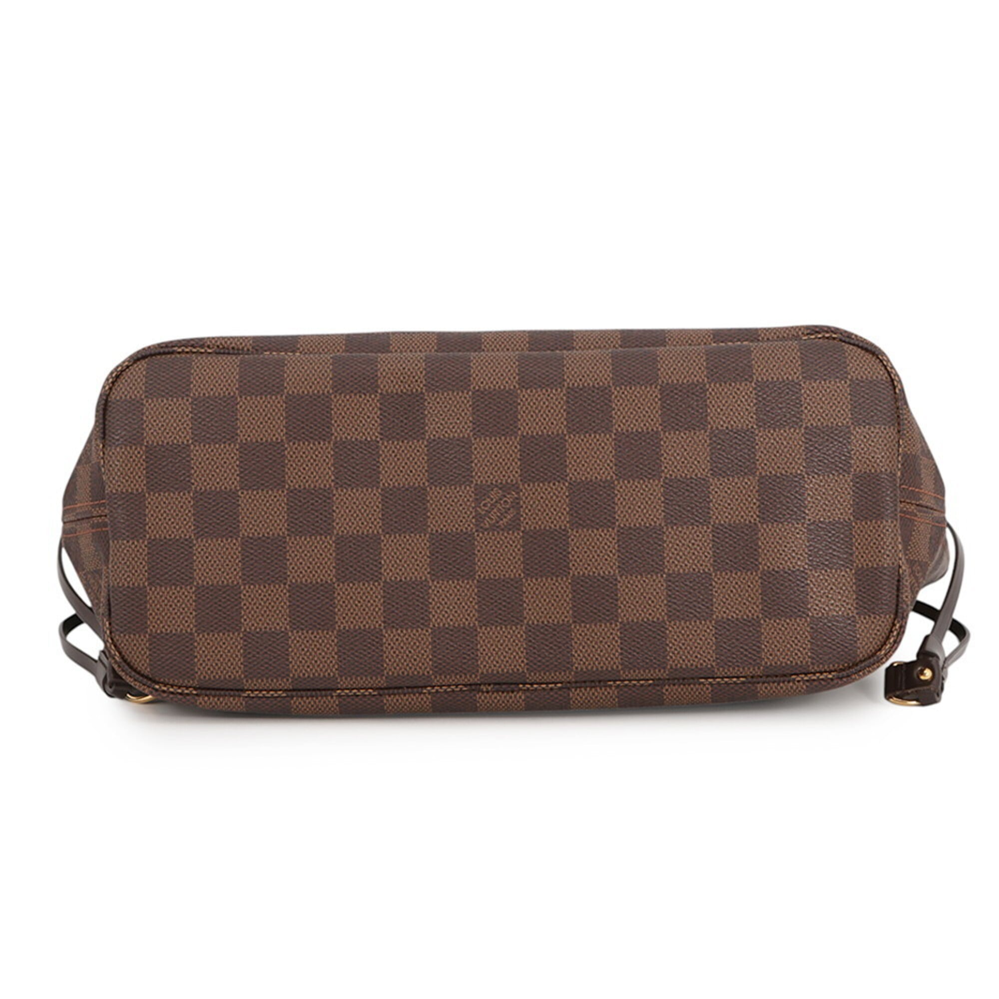 Louis Vuitton Damier Damier Canvas Ebene Red Color Handbag Tote Bag (Pre-Owned)