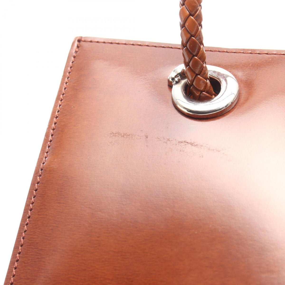 Cartier Panthère Brown Leather Tote Bag (Pre-Owned)