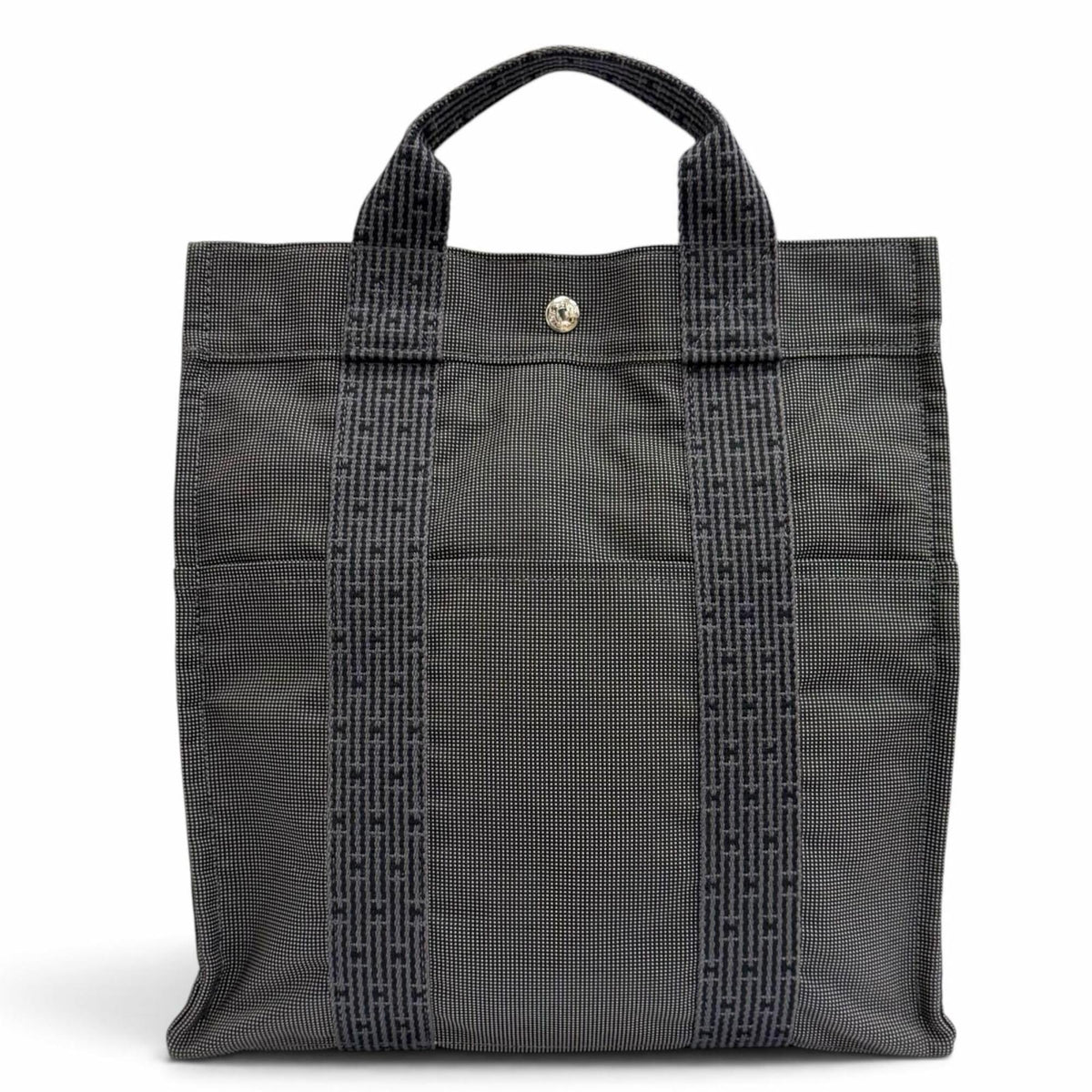 Hermes Gray Polyamide Polyester Backpack (Pre-Owned)
