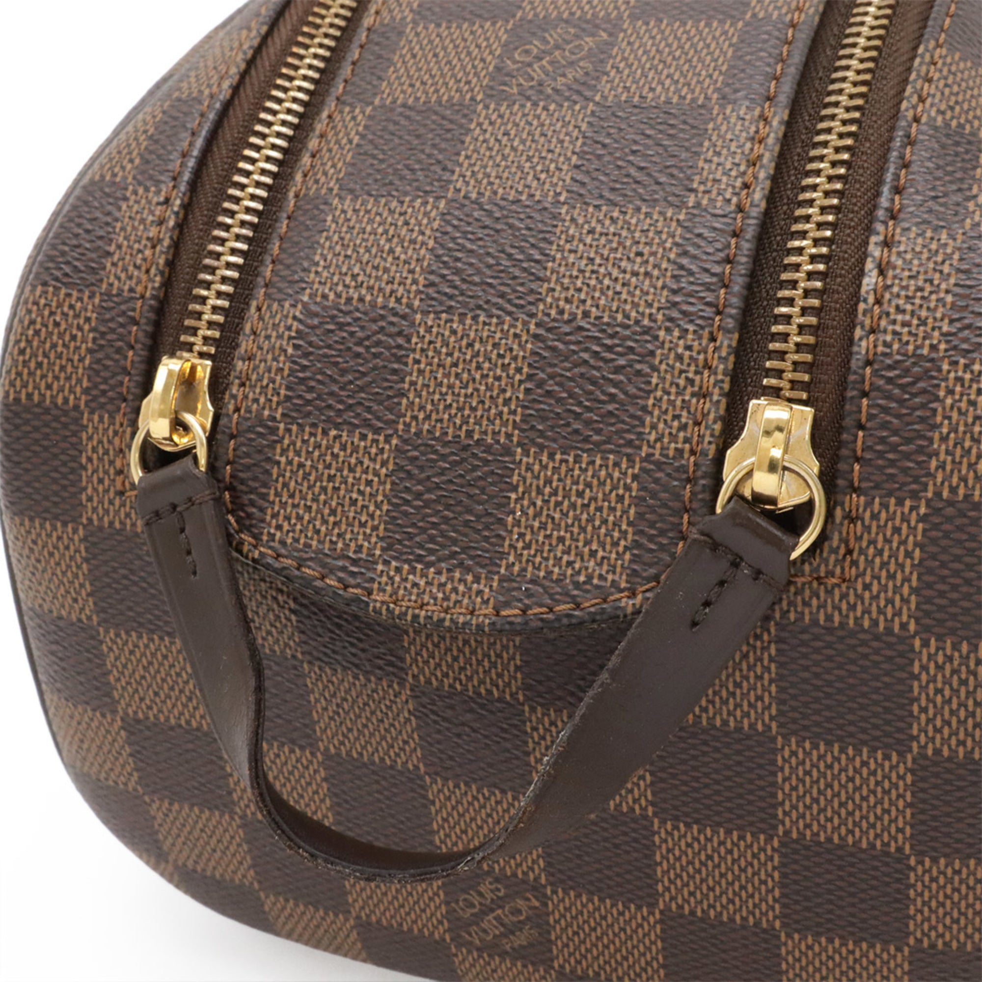 Louis Vuitton Brown Pvc Coated Canvas Pouch (Pre-Owned)