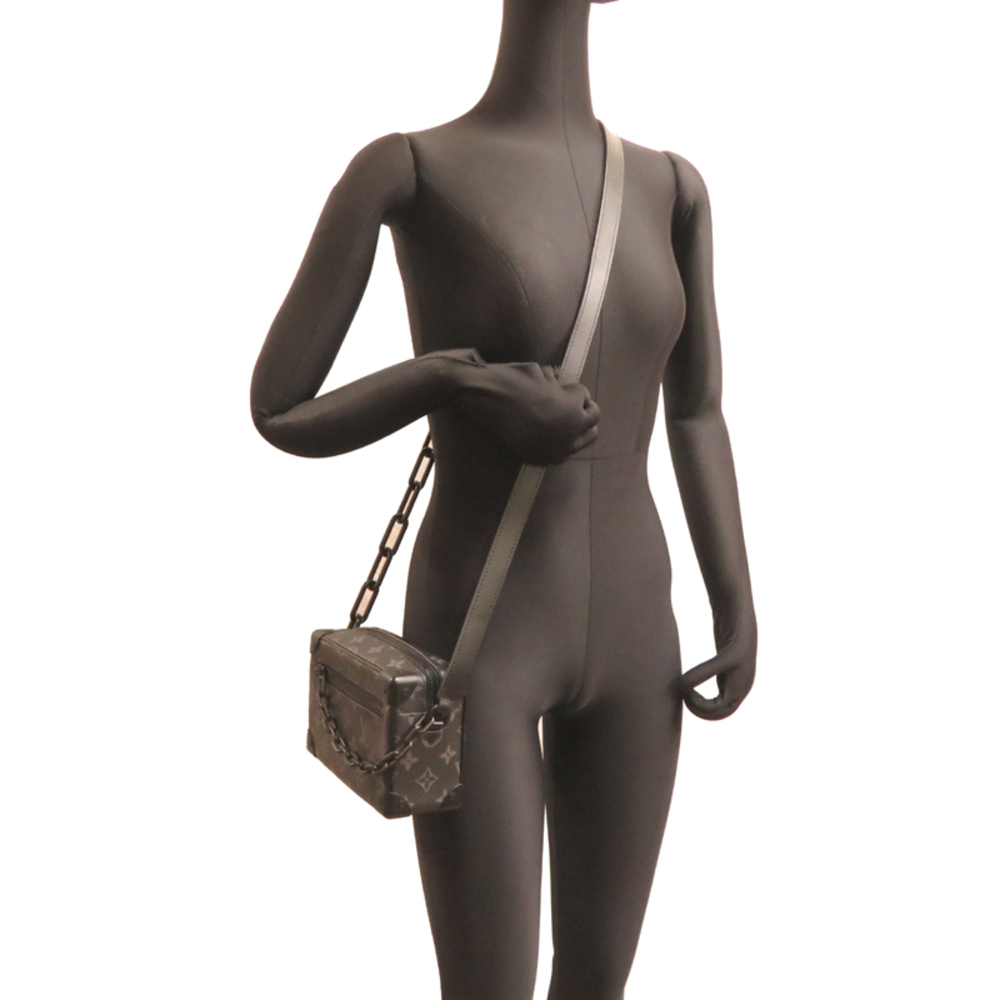 Louis Vuitton Black Monogram Eclipse Shoulder Bag (Pre-Owned)