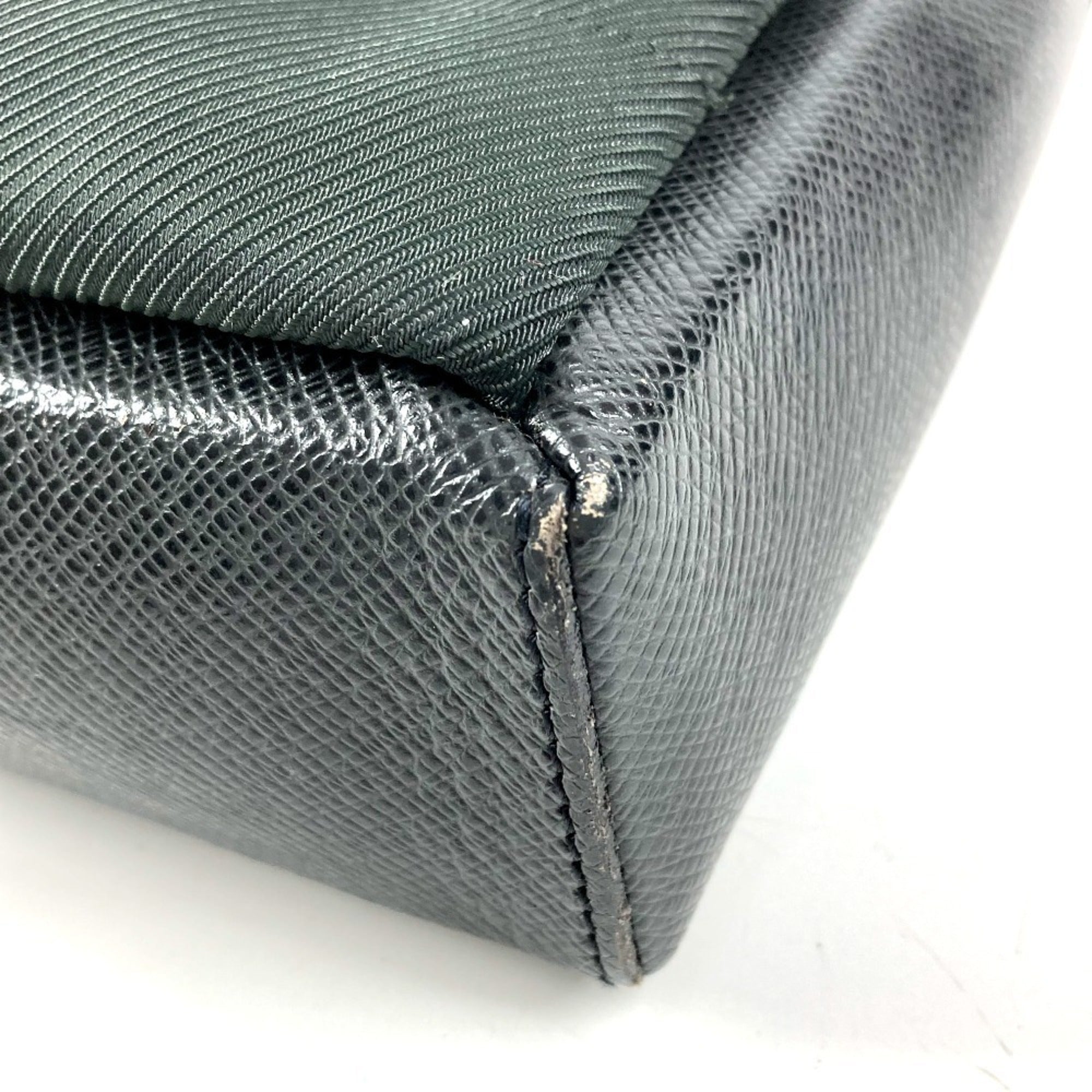 Louis Vuitton Black Khaki Nylon Leather Pochette Shoulder Bag (Pre-Owned)