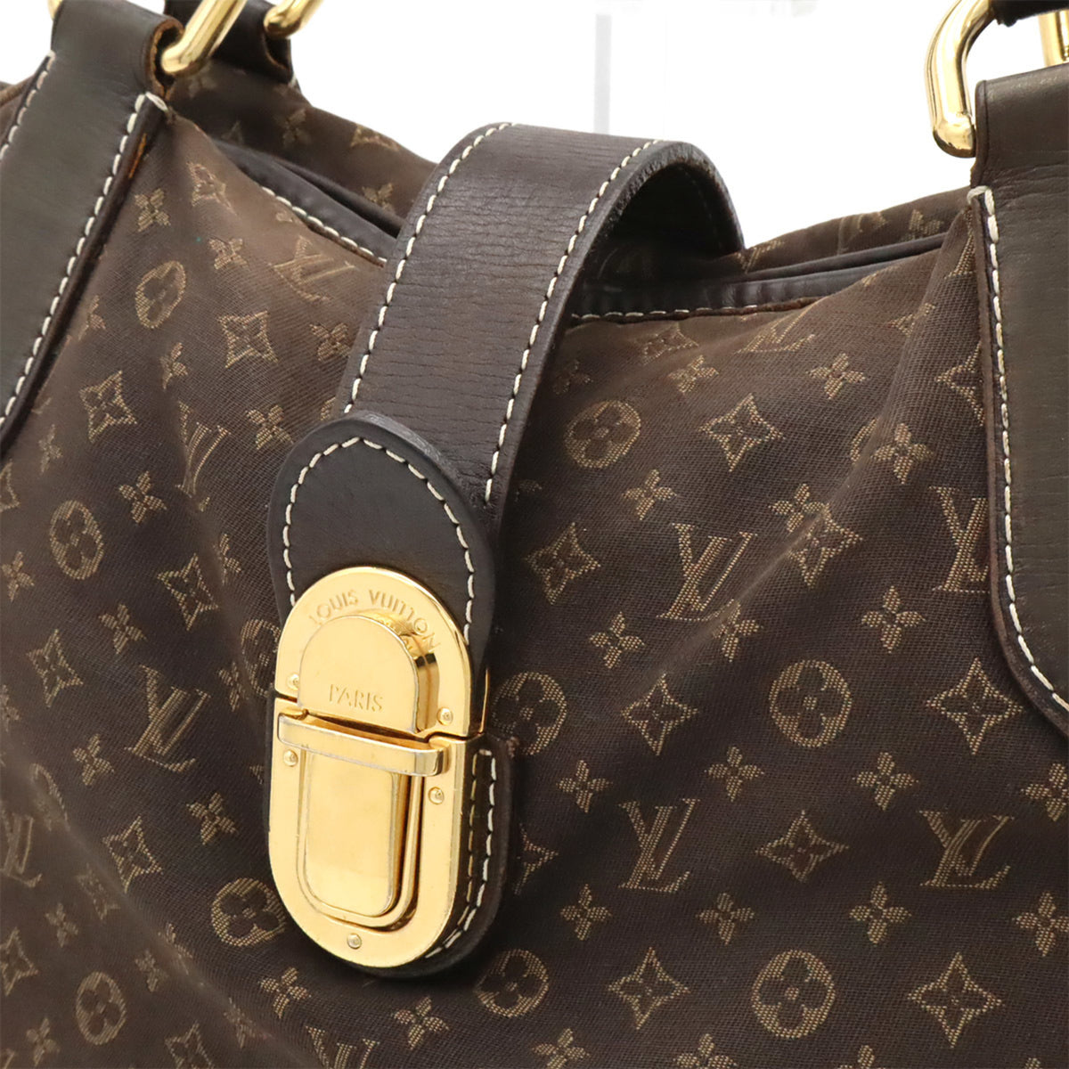 Louis Vuitton Brown Fusain Monogram Idylle Shoulder Bag Tote Bag (Pre-Owned)