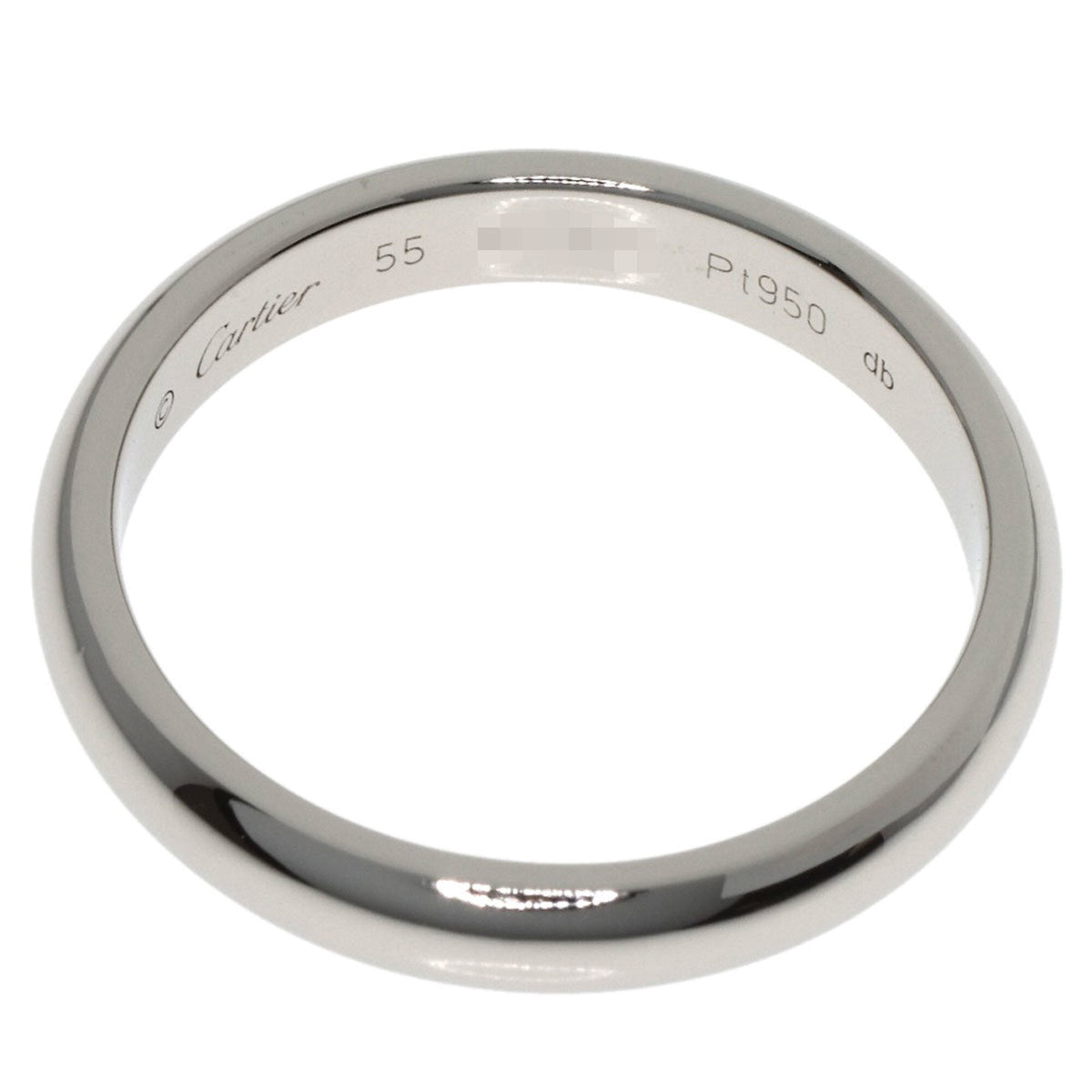 Cartier Platinum Platinum 950 Wedding Ring (Pre-Owned)