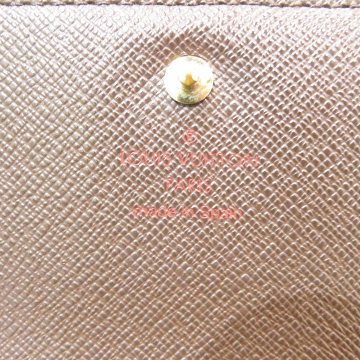 Louis Vuitton Damier Brown Damier Canvas Damier Canvas Wallet (Bi-Fold) (Pre-Owned)