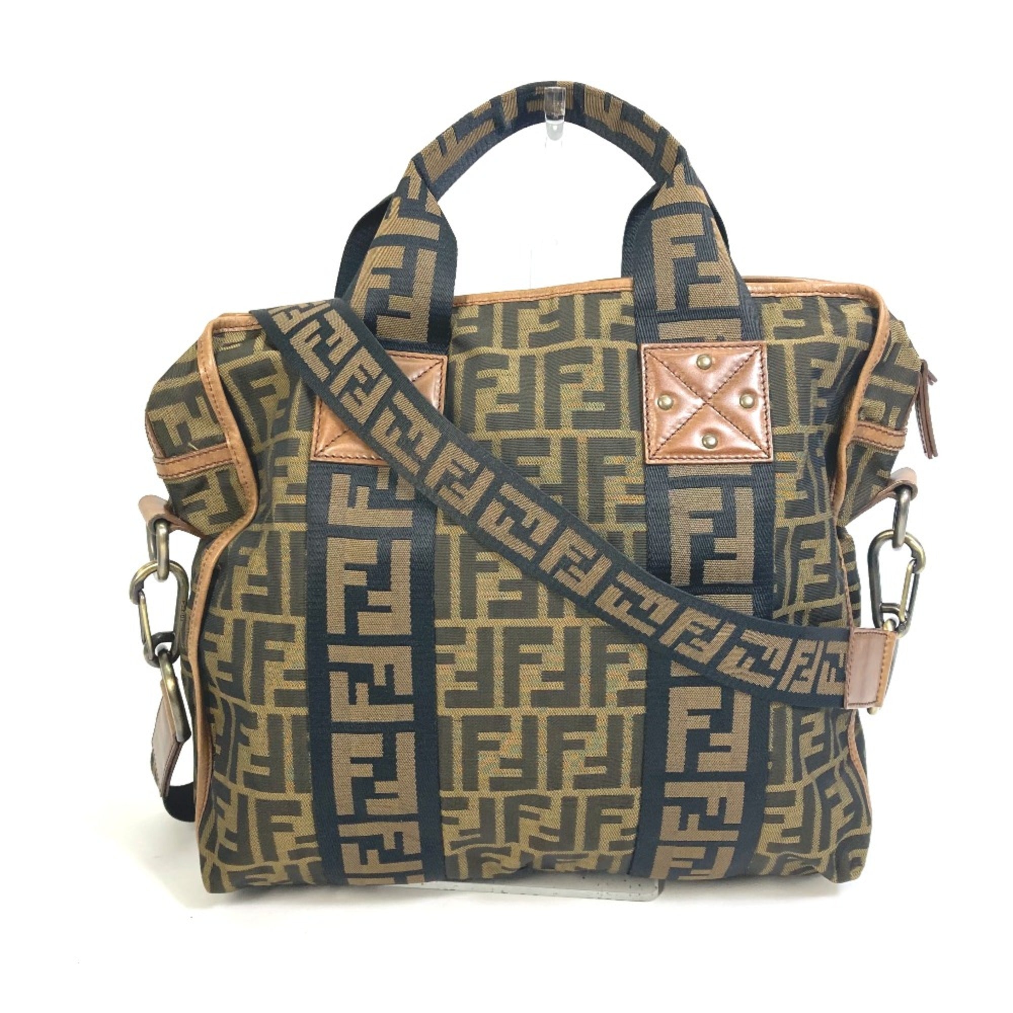 Fendi Brown Leather Tote Bag (Pre-Owned)