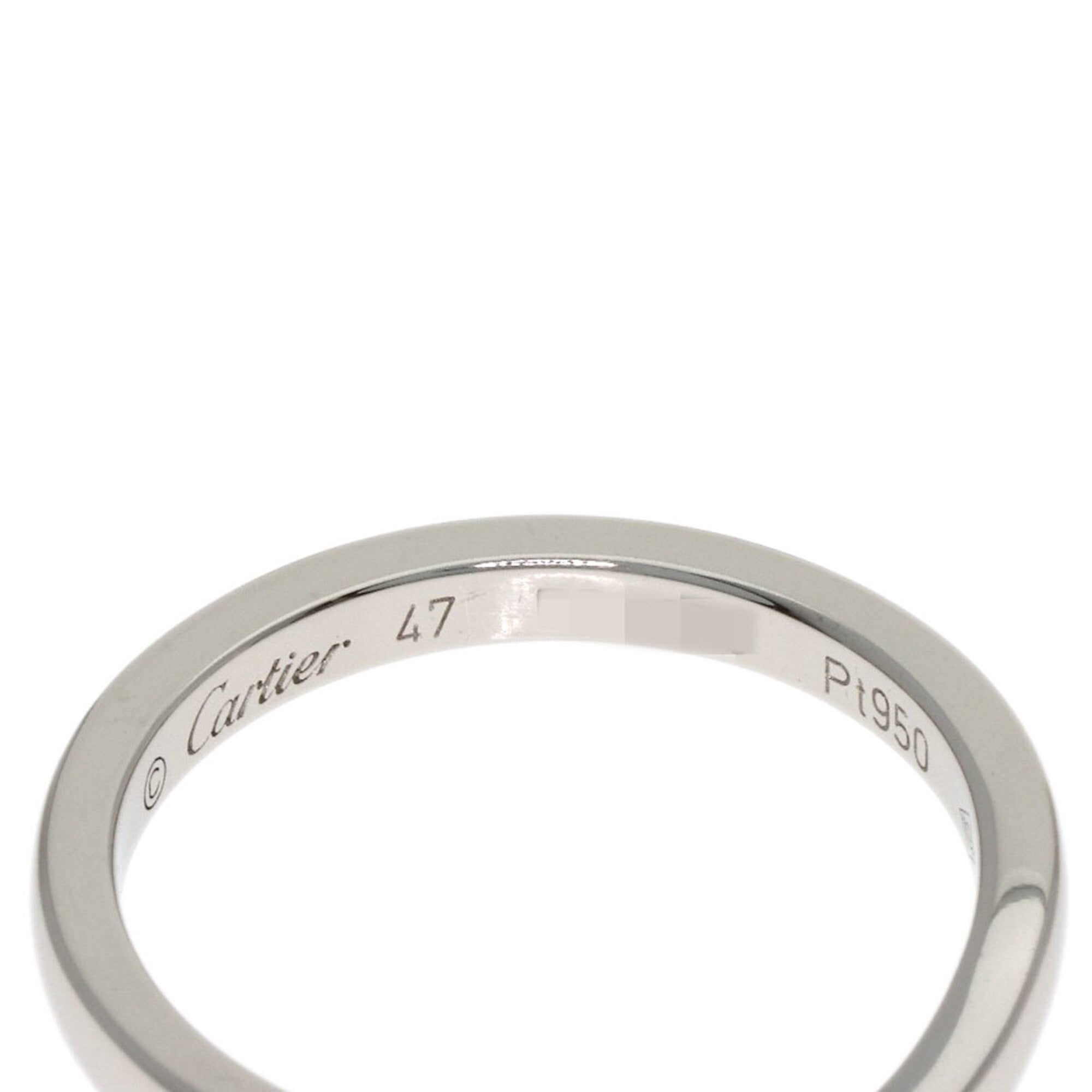Cartier Platinum 950 Band Ring (Pre-Owned)