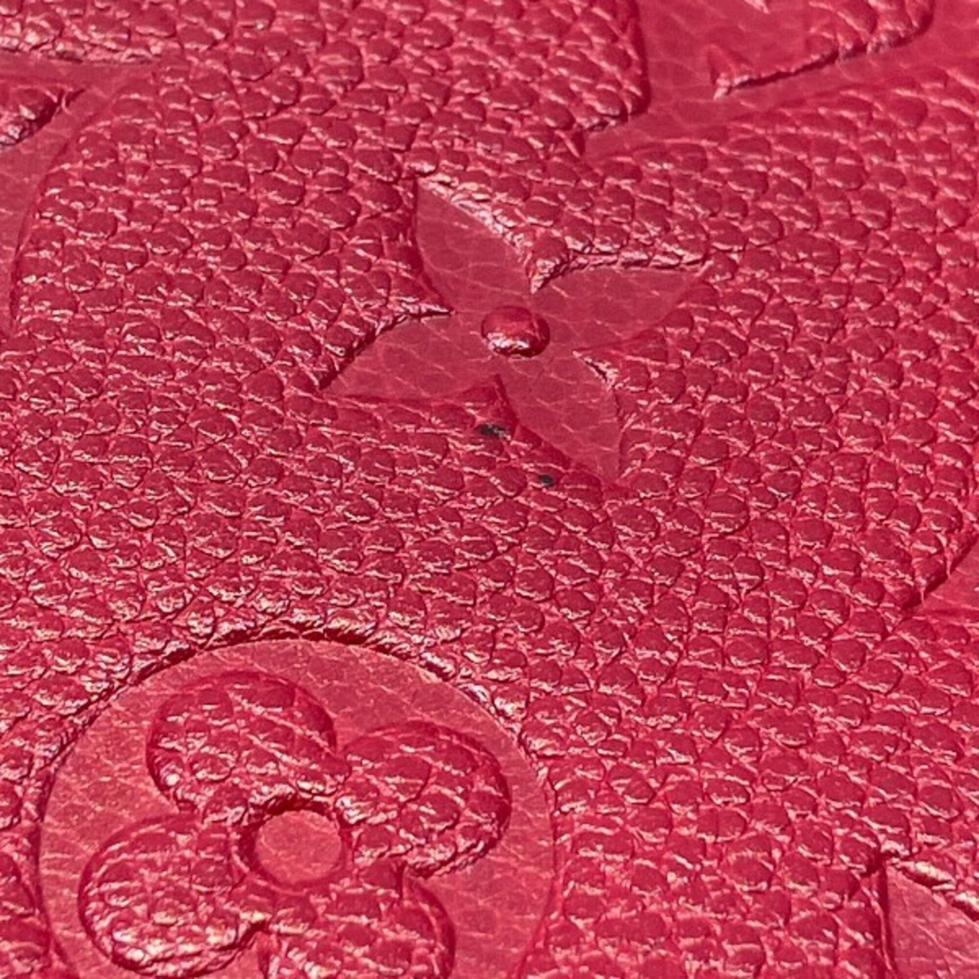 Louis Vuitton Monogram Empreinte Jaipur Pink Leather Long Wallet (Bi-Fold) (Pre-Owned)