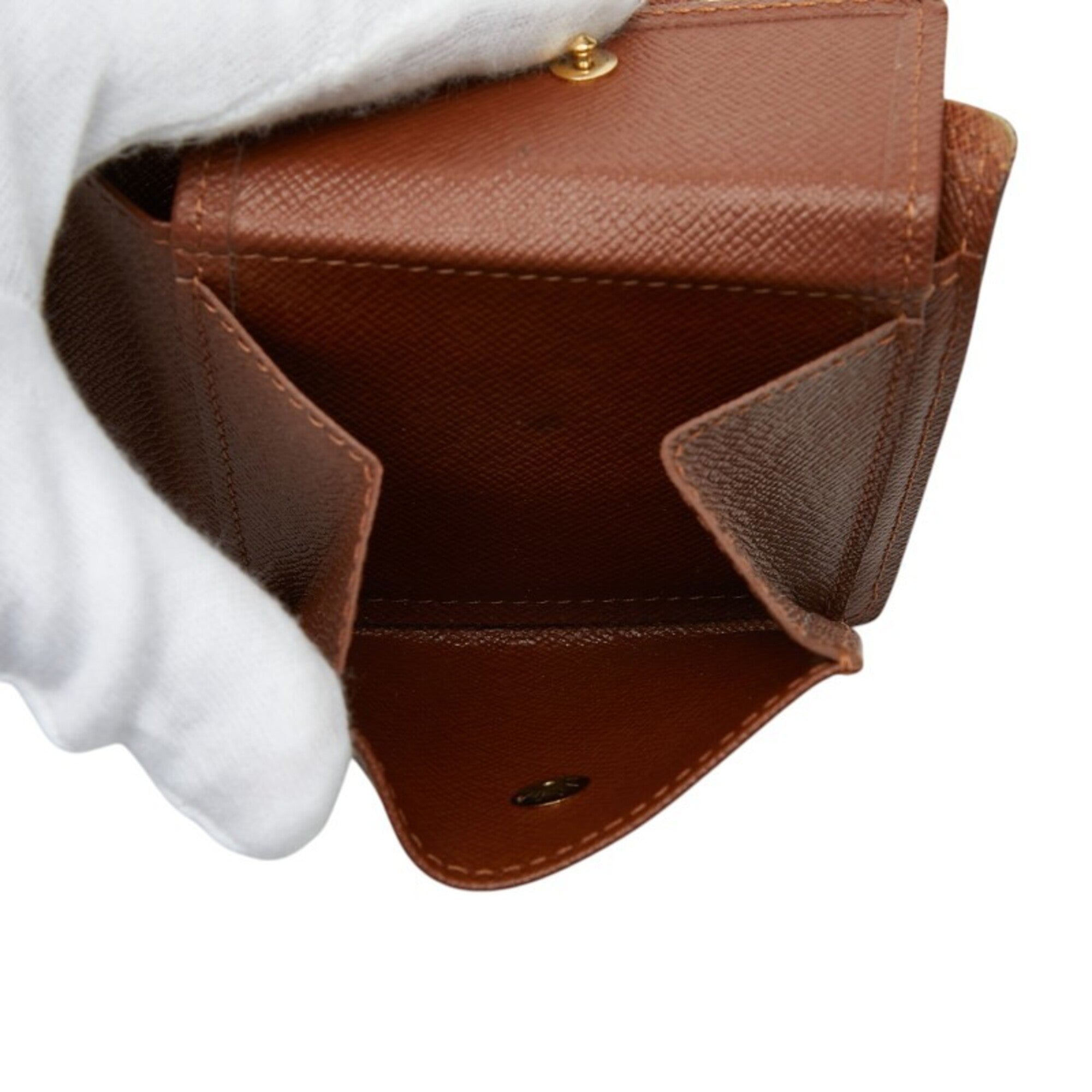 Louis Vuitton Brown Pvc Leather Wallet (Bi-Fold) (Pre-Owned)