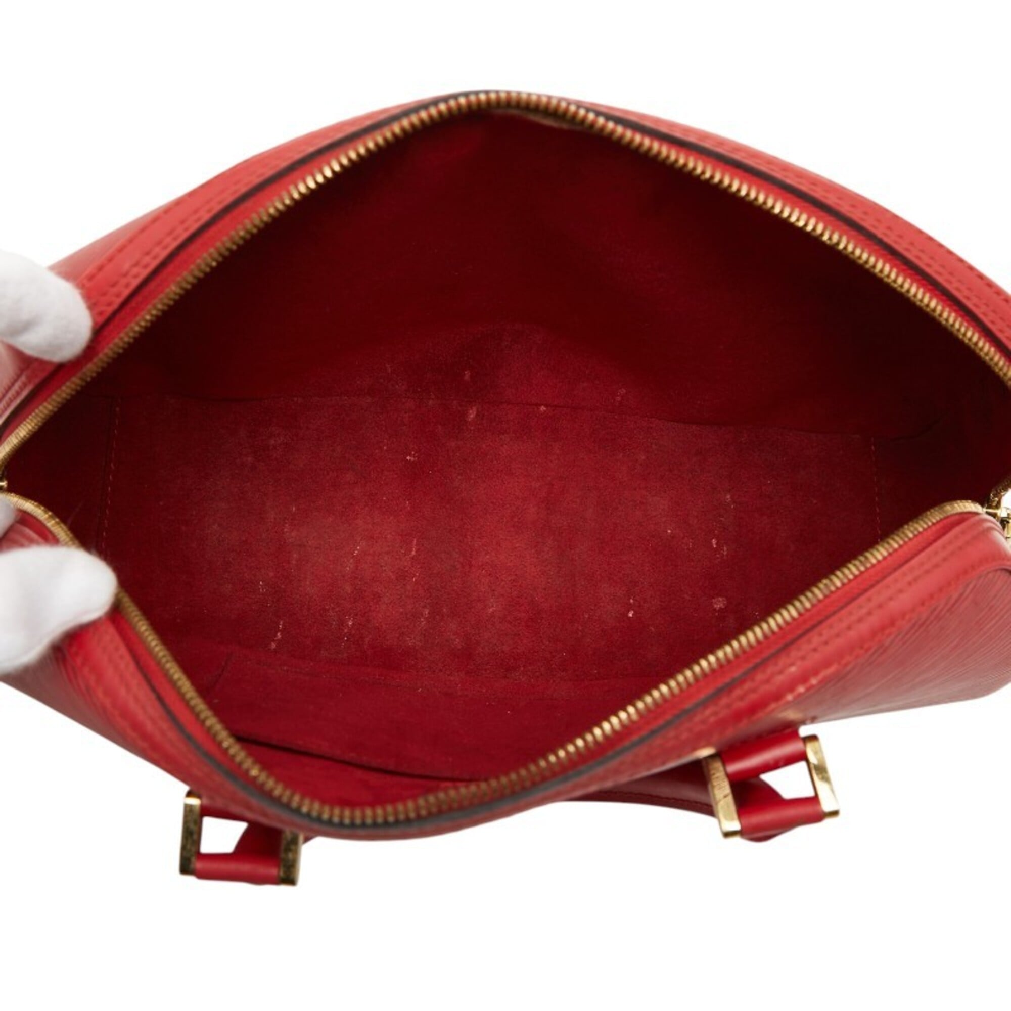 Louis Vuitton Epi Castilian Red Leather Handbag (Pre-Owned)