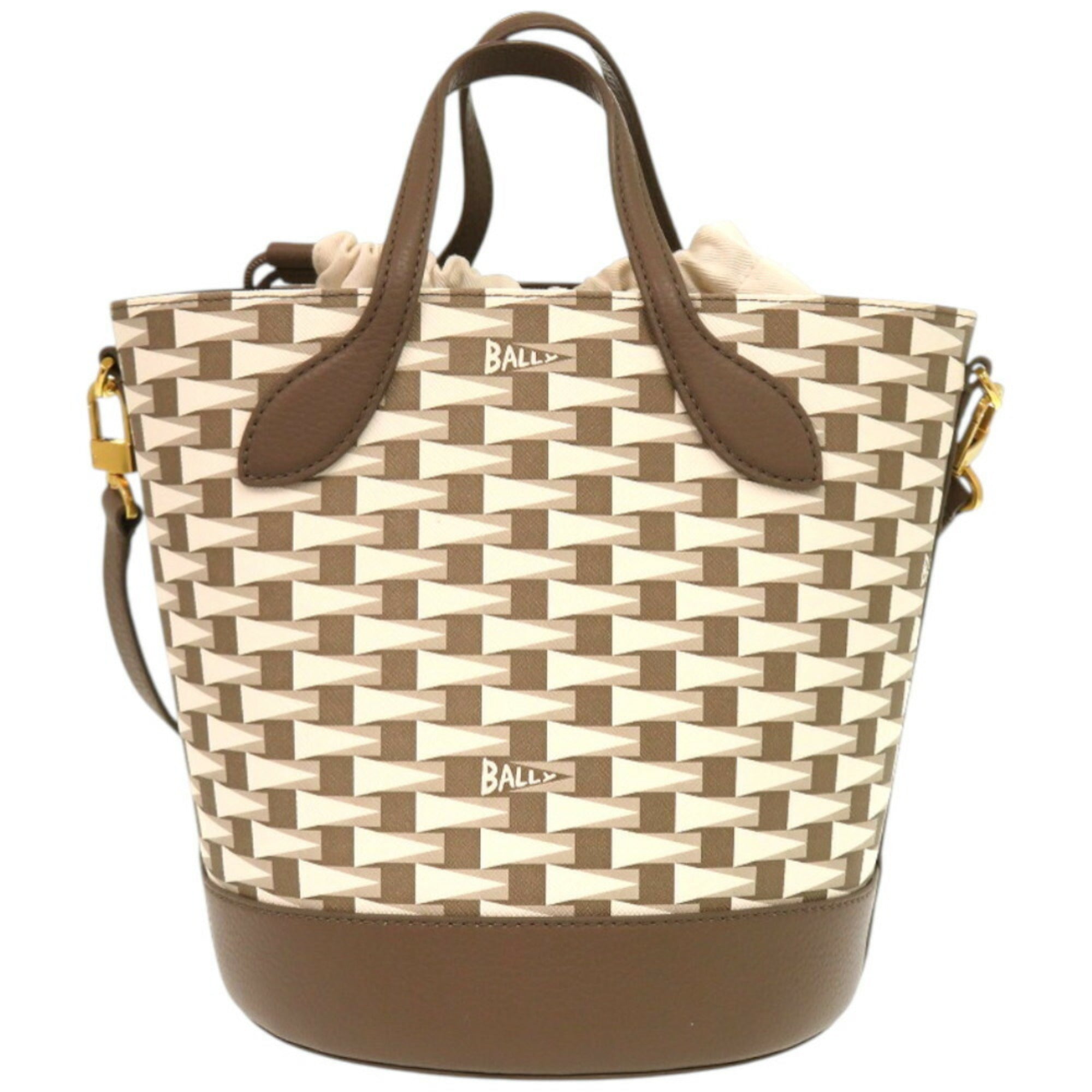 Bally Brown Leather Shoulder Bag (Pre-Owned)