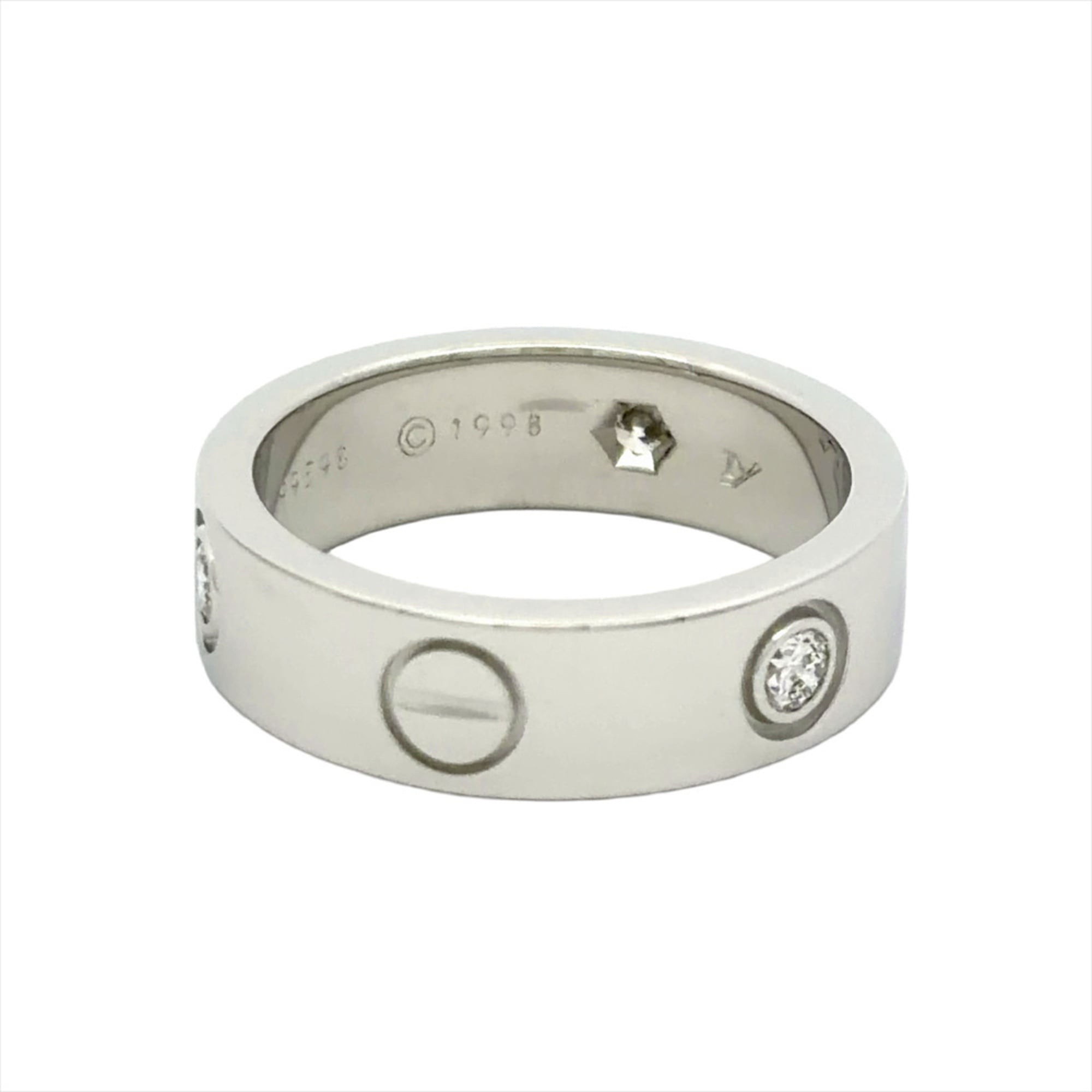 Cartier Love White Gold (18K) Band Ring (Pre-Owned)