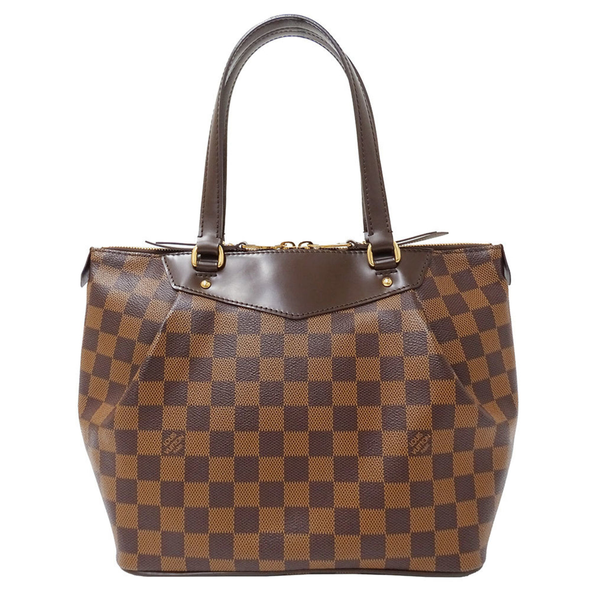 Louis Vuitton Brown Damier Canvas Tote Bag (Pre-Owned)