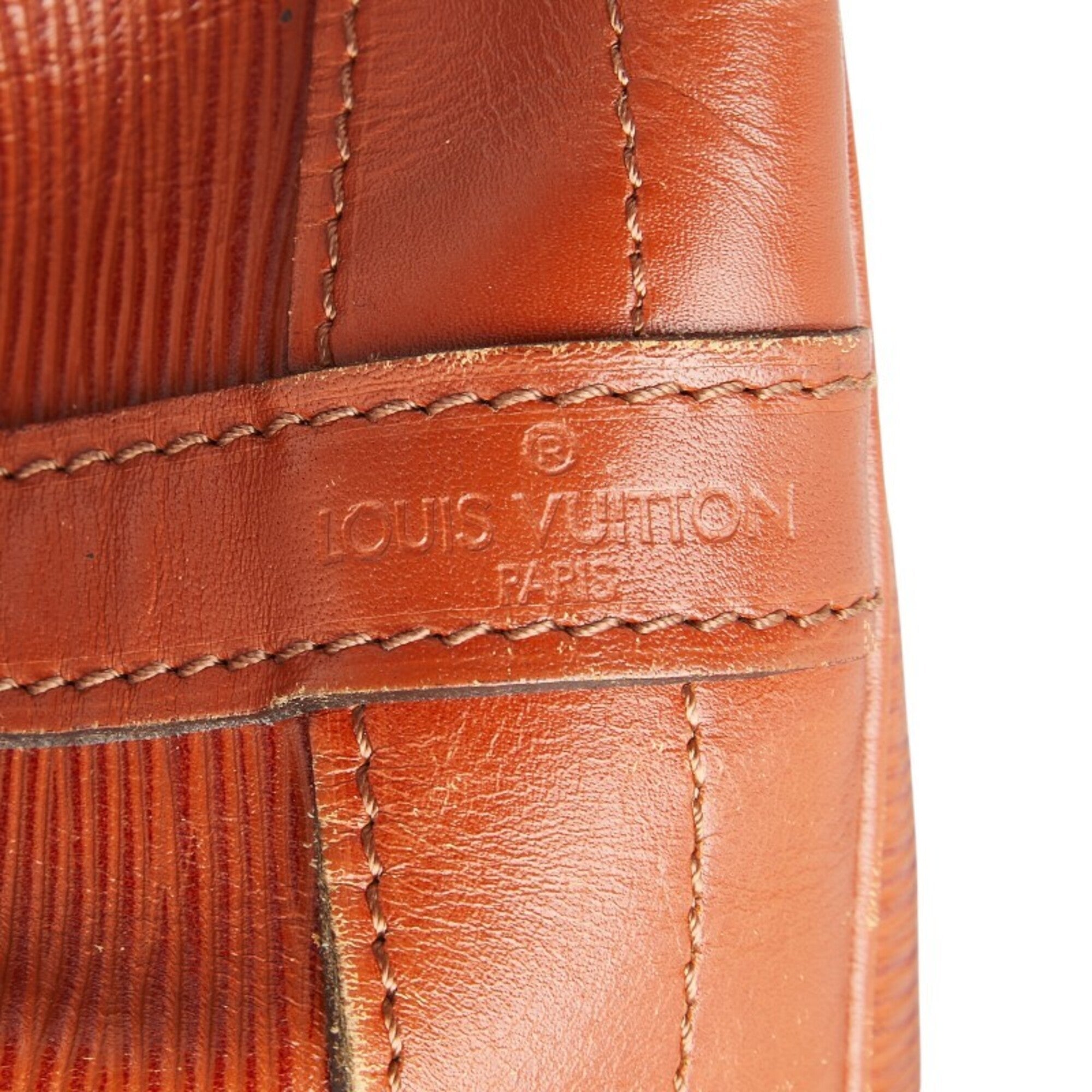 Louis Vuitton Epi Brown Leather Shoulder Bag (Pre-Owned)