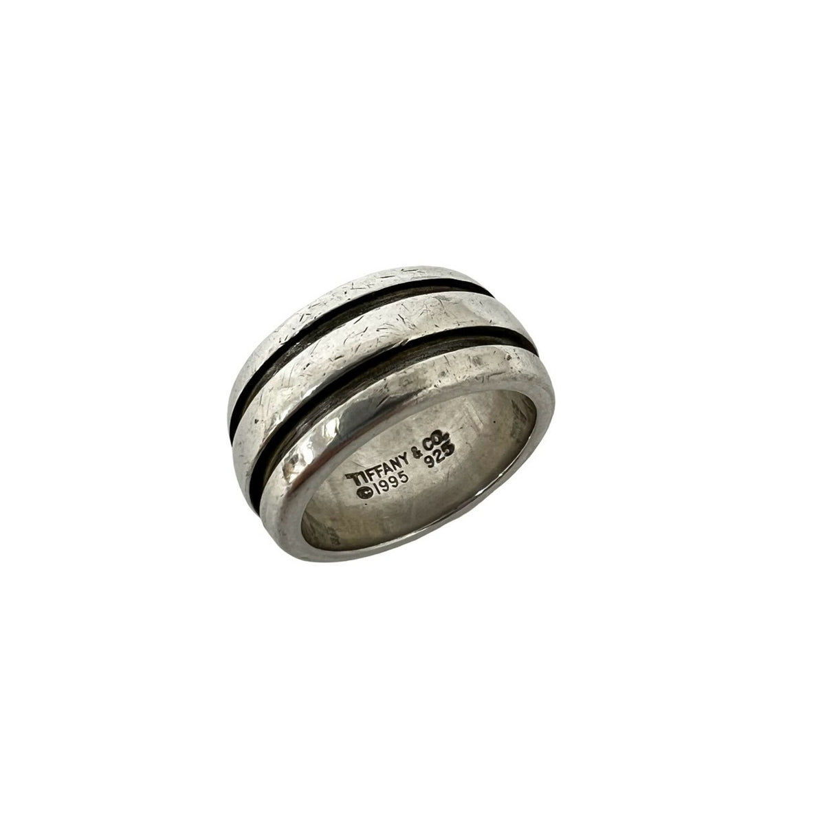Tiffany Silver Silver 925 Band Ring (Pre-Owned)