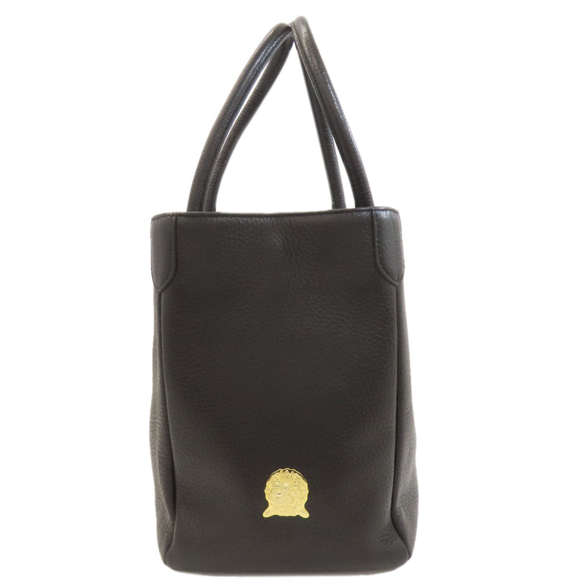 A.D.M.J Black Leather Handbag (Pre-Owned)