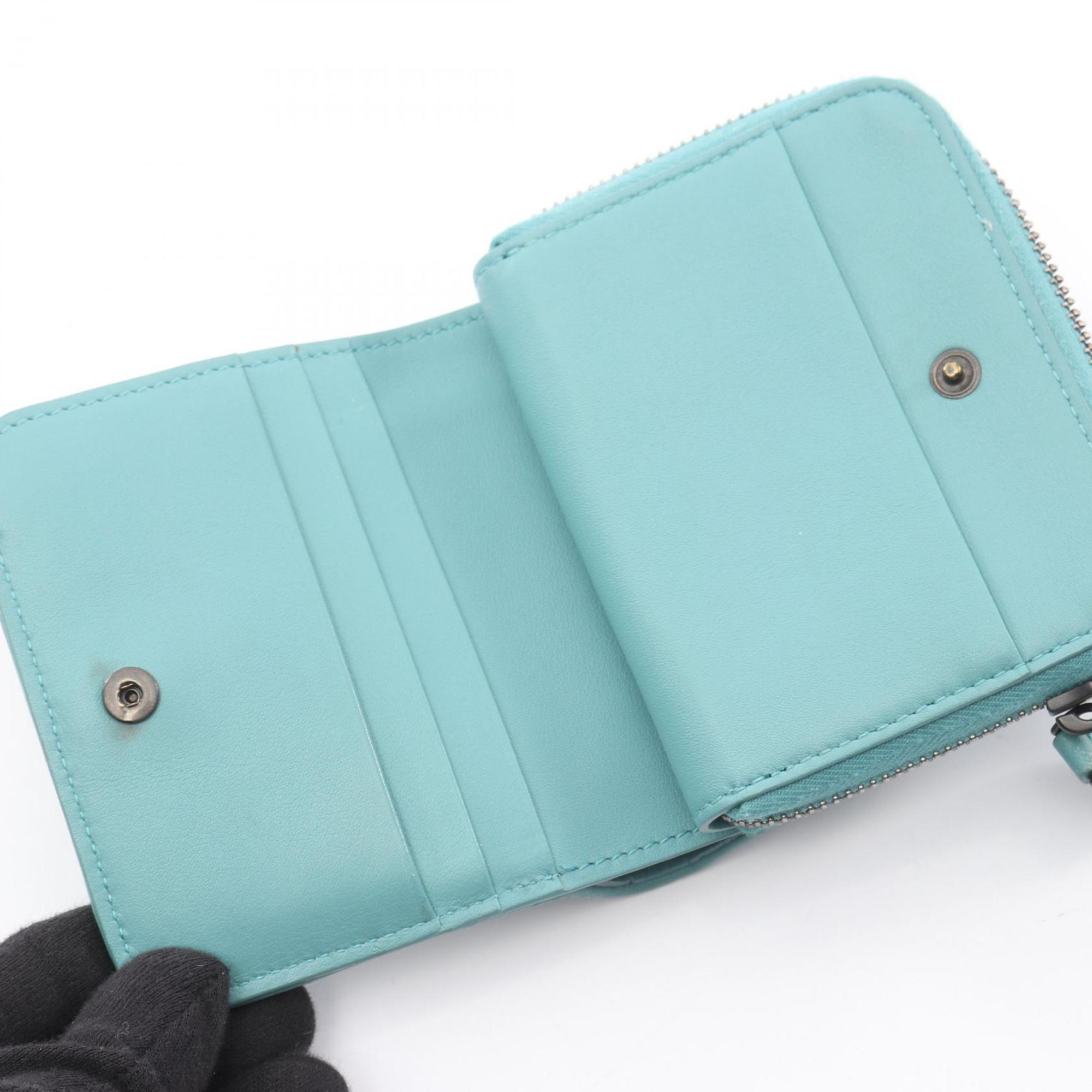 Bottega Veneta Green Leather Wallet (Bi-Fold) (Pre-Owned)