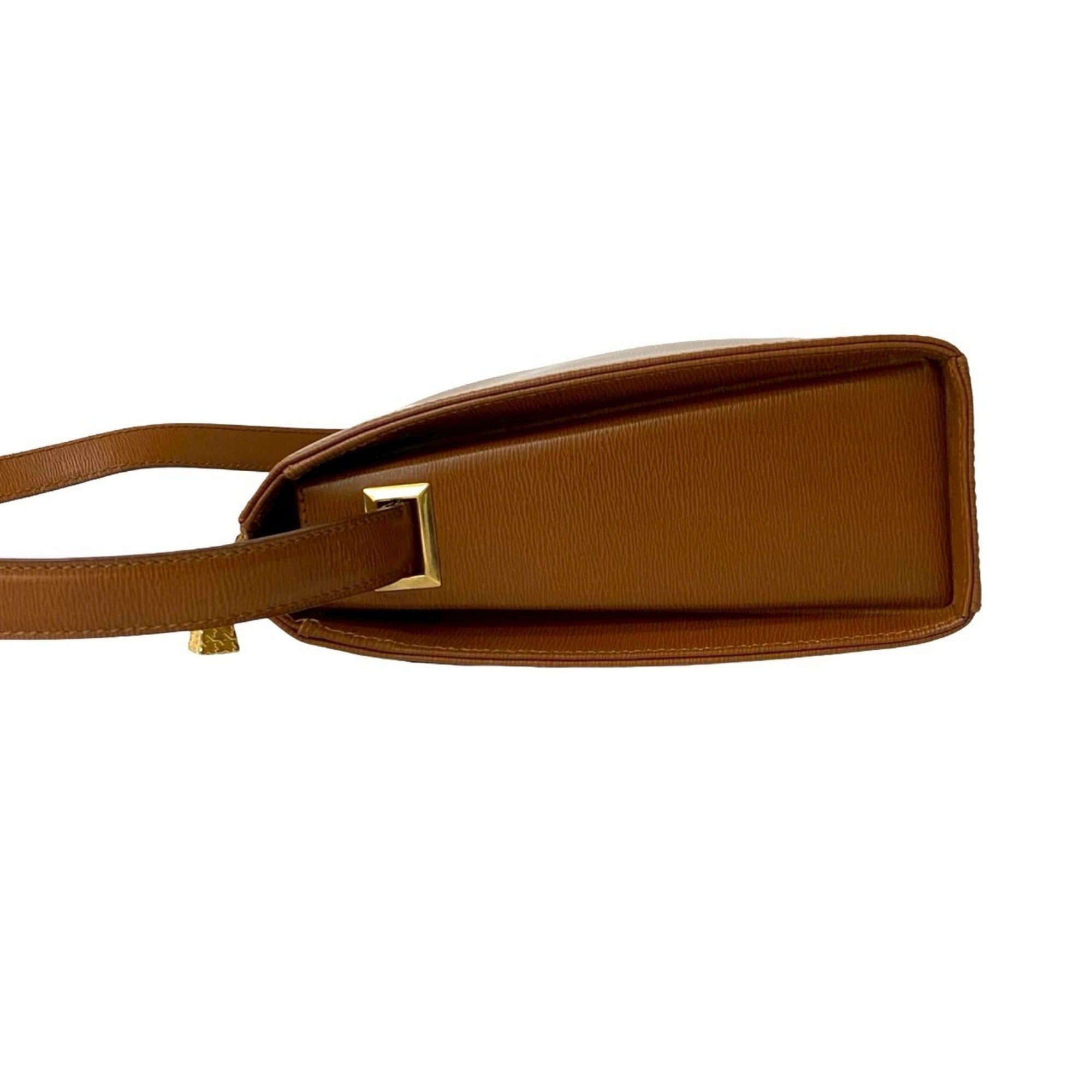 Christian Dior Brown Leather Pochette Shoulder Bag (Pre-Owned)