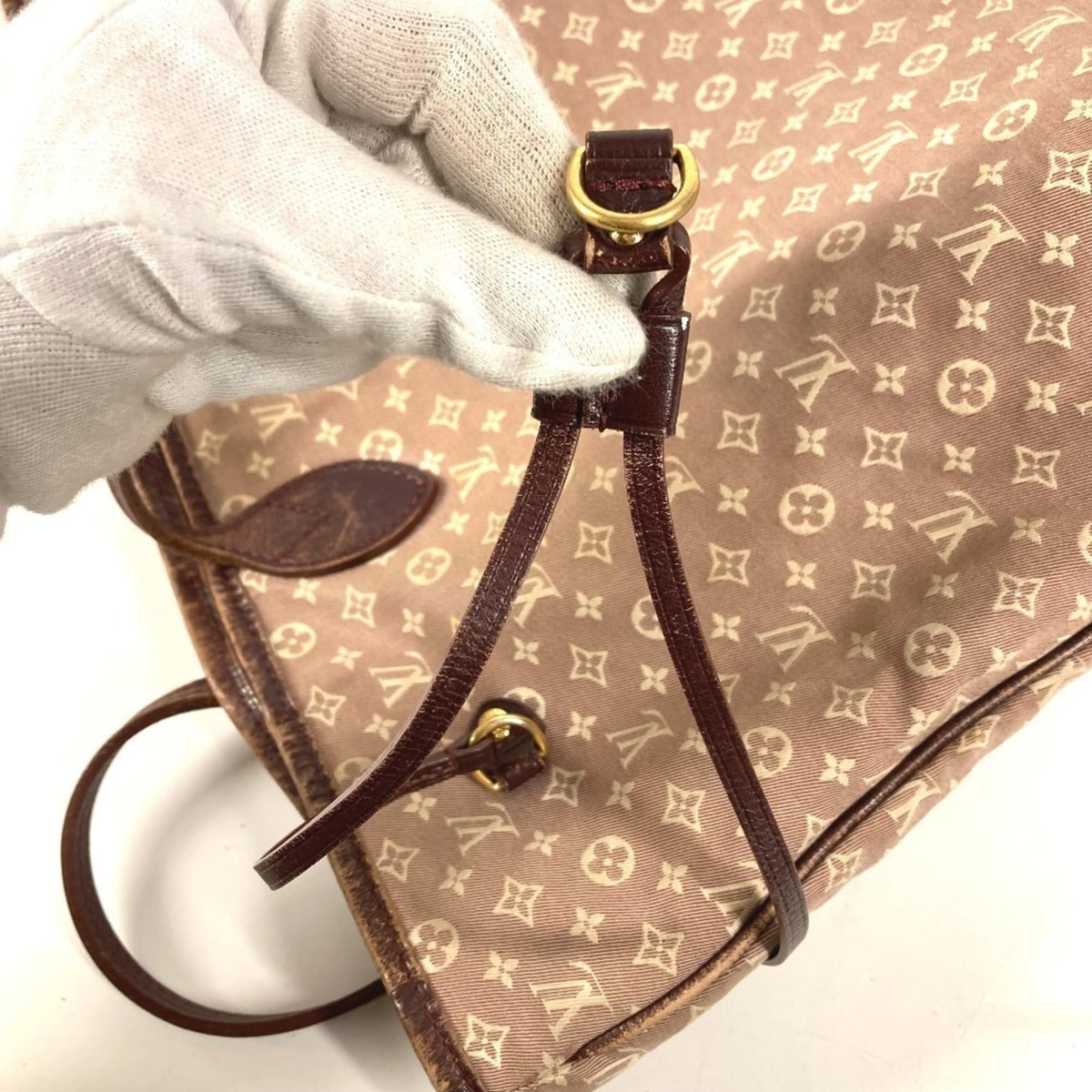 Louis Vuitton Monogram Idylle Red Color Sepia Monogram Idylle Shoulder Bag Tote Bag (Pre-Owned)