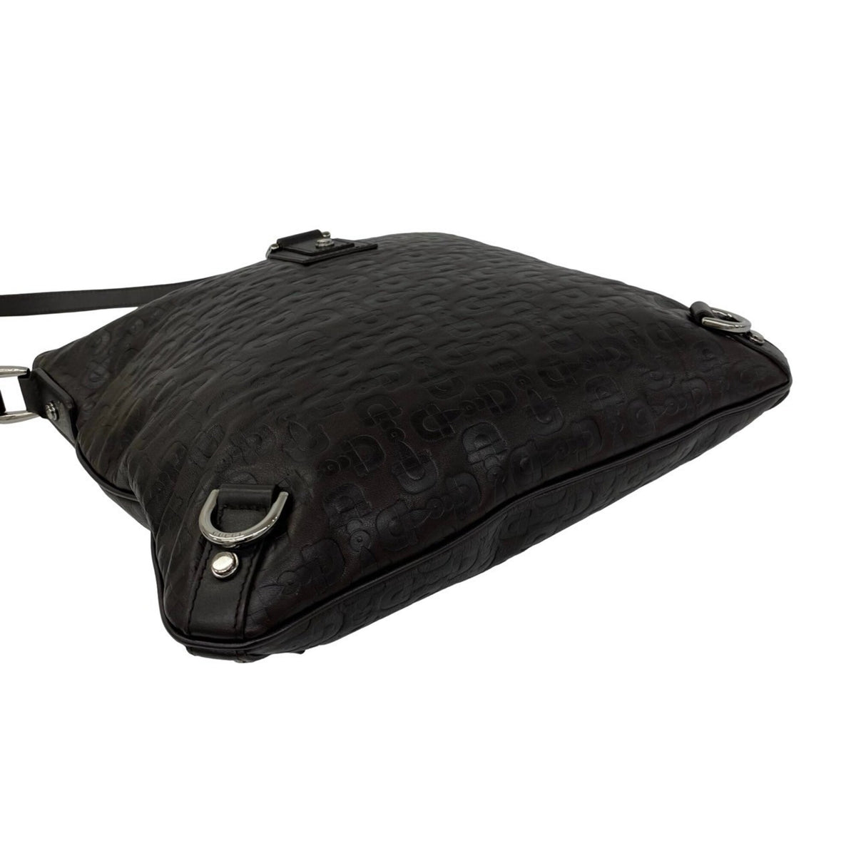 Gucci Brown Leather Crossbody Bag Pochette Shoulder Bag (Pre-Owned)