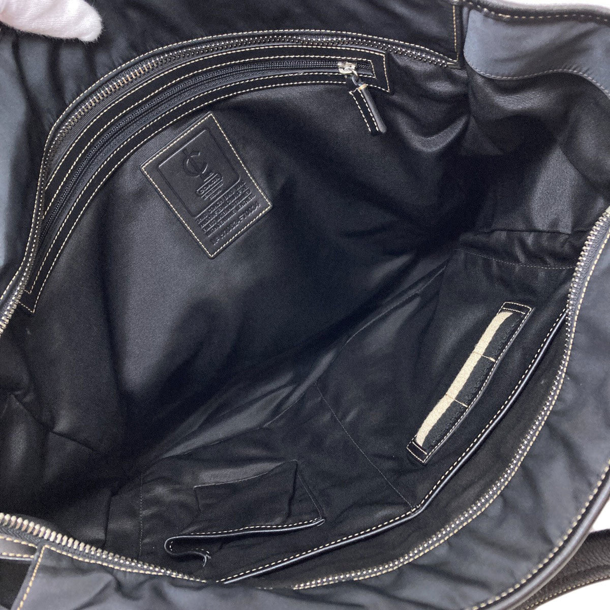 Coach Black Nylon Tote Bag (Pre-Owned)