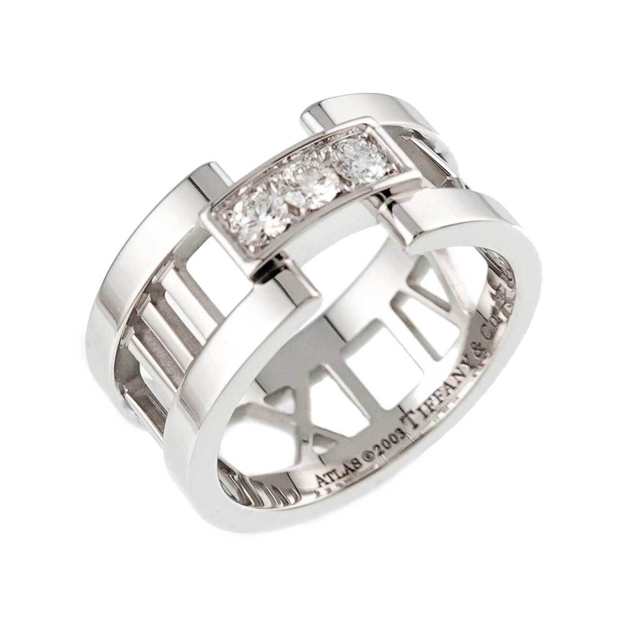 Tiffany White Gold (18K) Band Ring (Pre-Owned)