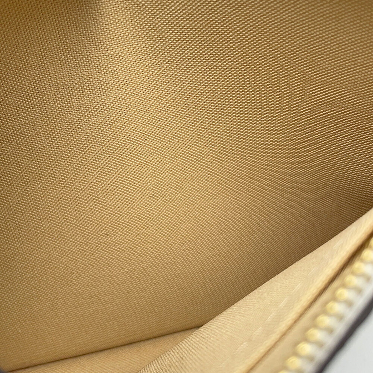 Louis Vuitton Beige Khaki Monogram White Monogram Handbag Pouch Tote Bag (Pre-Owned)
