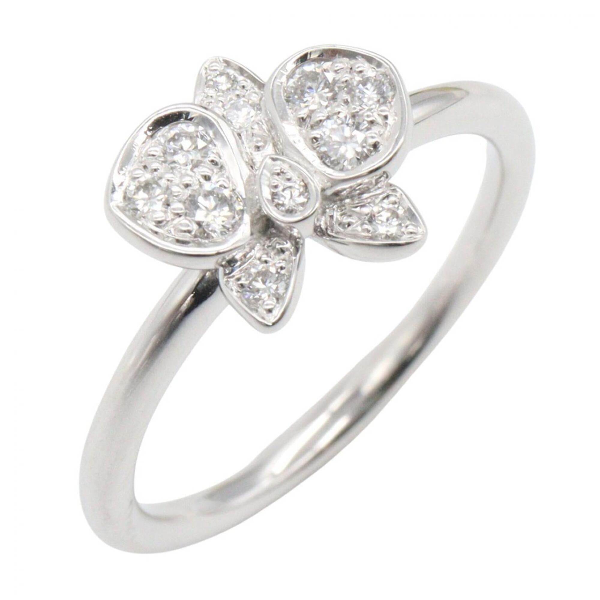 Cartier Silver Clear White Gold (18K) Band Ring (Pre-Owned)