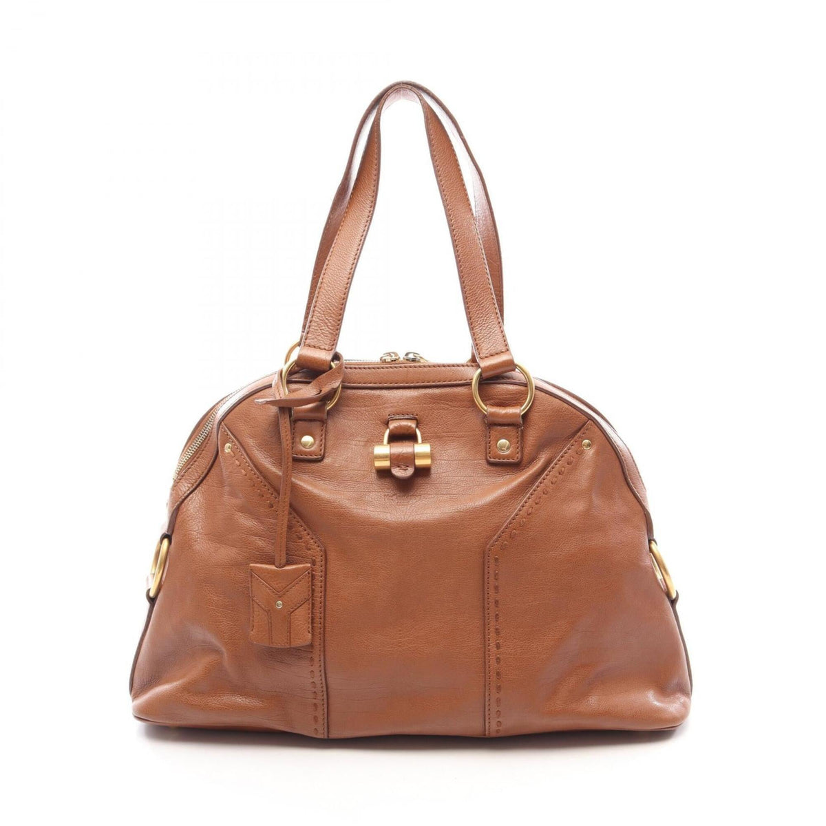 Yves Saint Laurent Brown Leather Handbag (Pre-Owned)