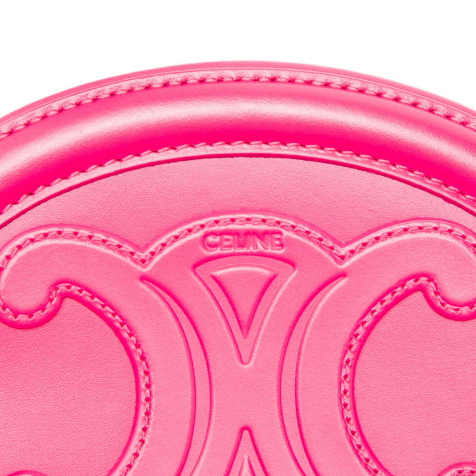 Celine Pink Leather Shoulder Bag (Pre-Owned)