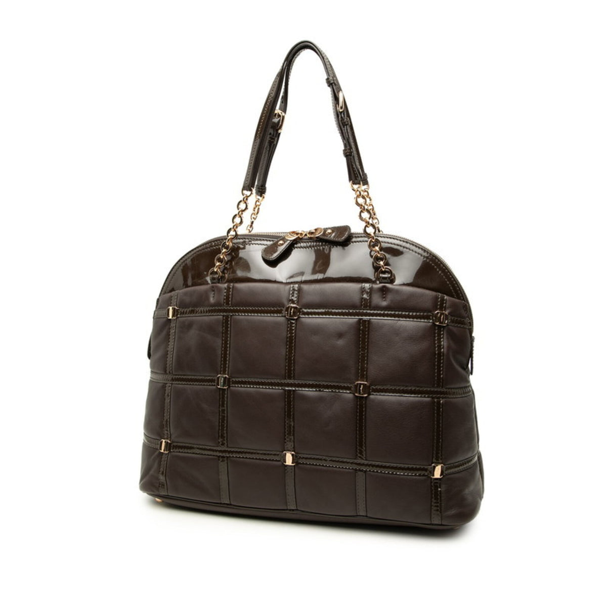 Salvatore Ferragamo Brown Leather Tote Bag (Pre-Owned)